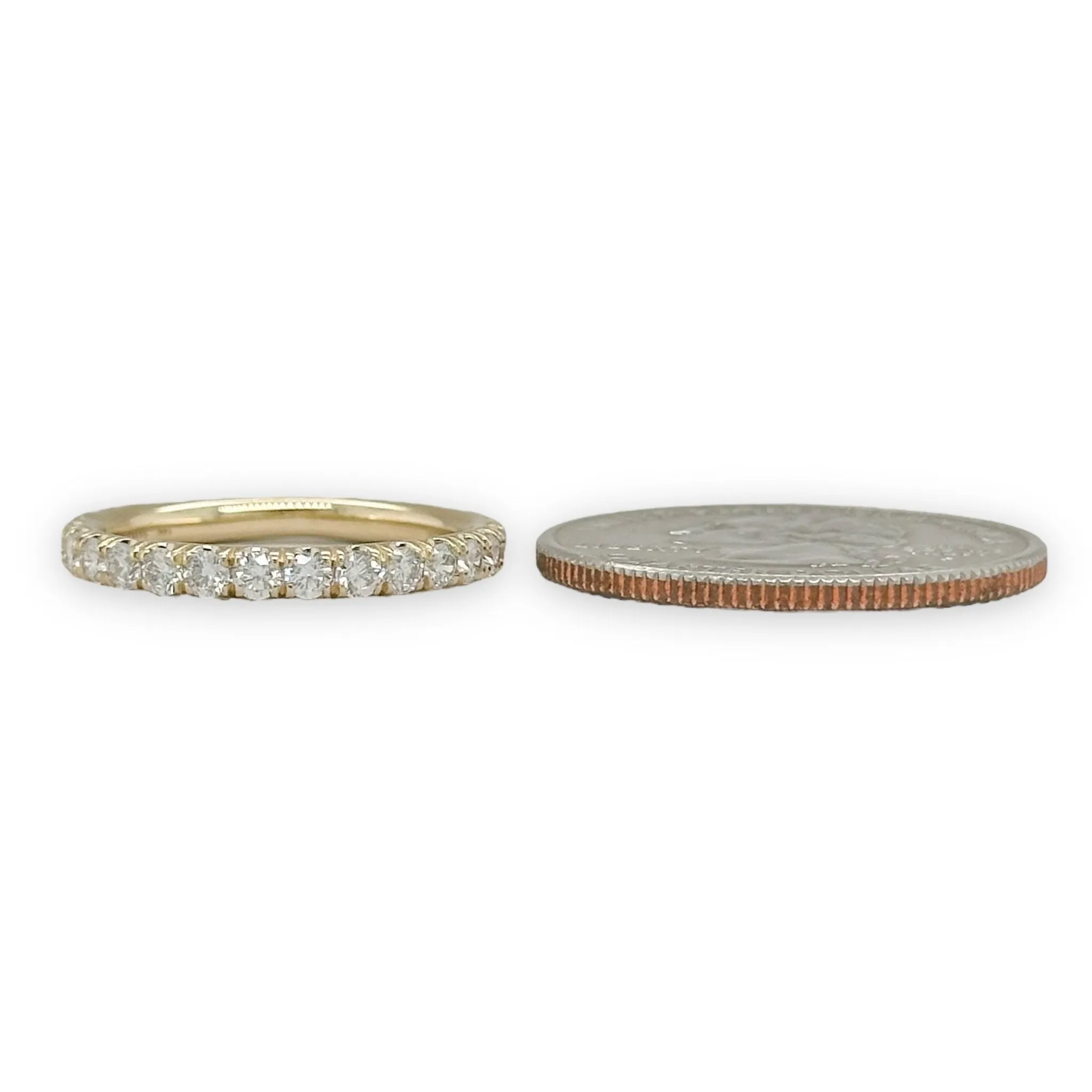 14K Y Gold 0.75cttw  Diamond Band