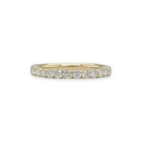 14K Y Gold 0.75cttw  Diamond Band