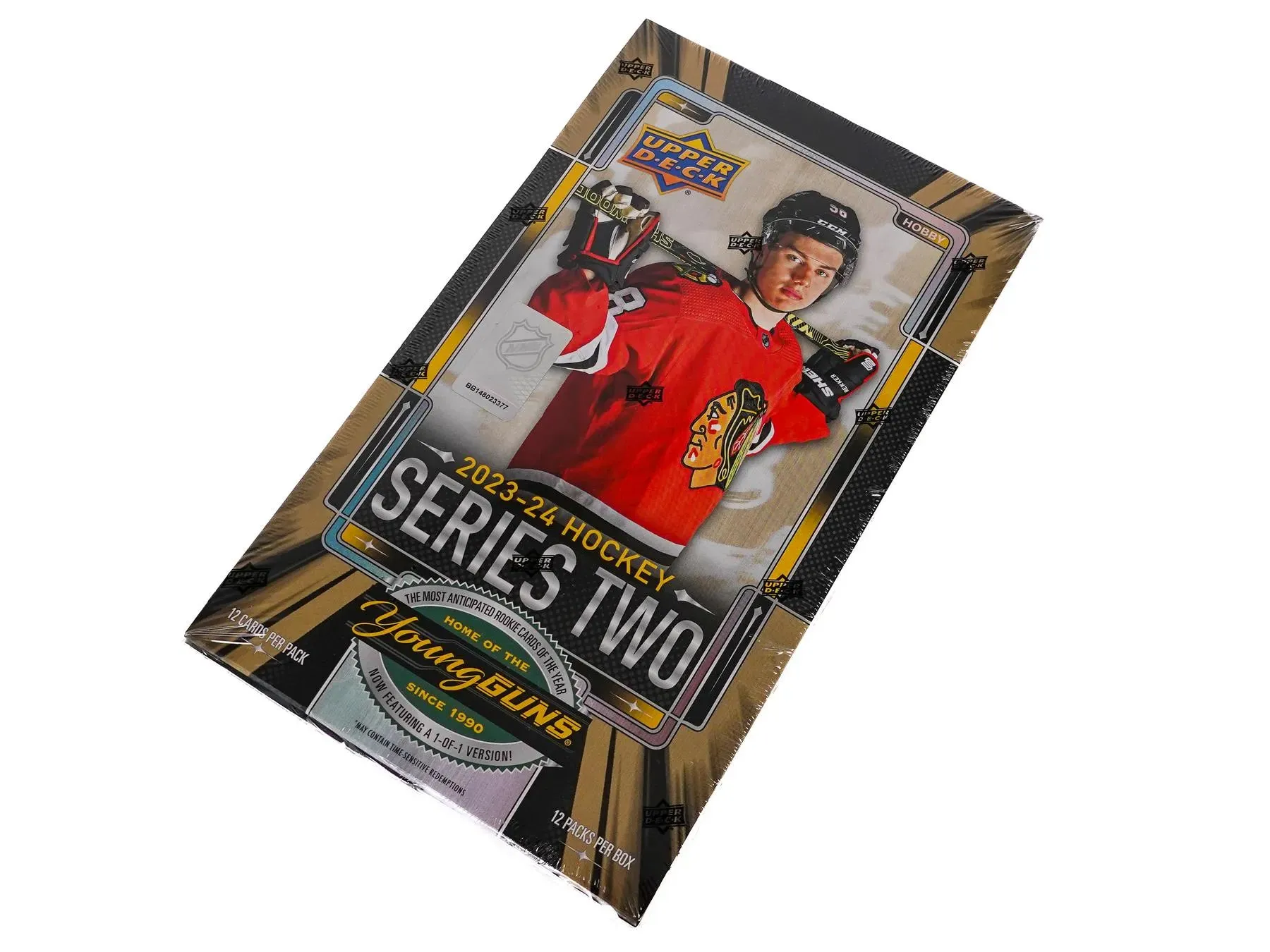 2023/24 Upper Deck Series 2 Hockey Hobby Box 12 Packs per Box, 12 Cards per Pack