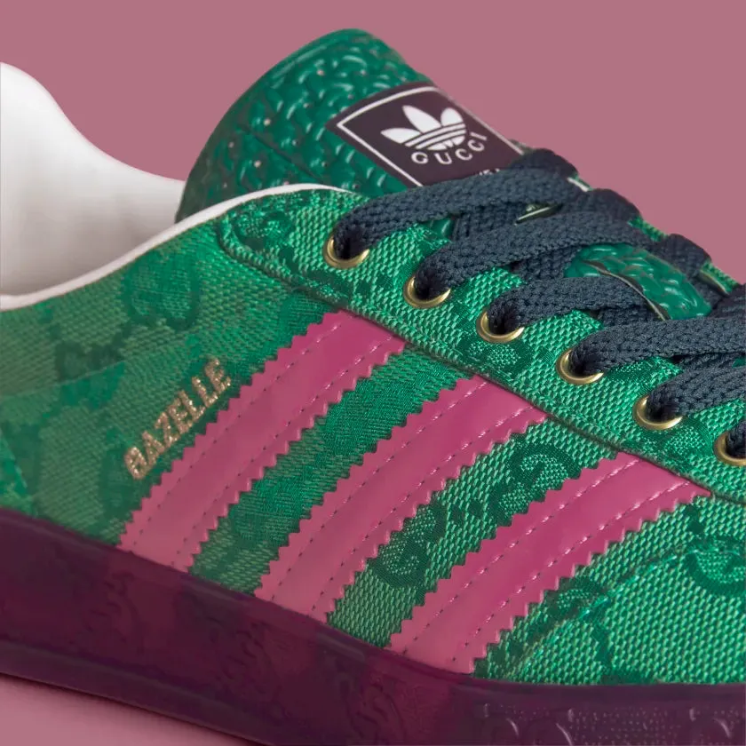 Adidas x Gucci Gazelle Green/Pink