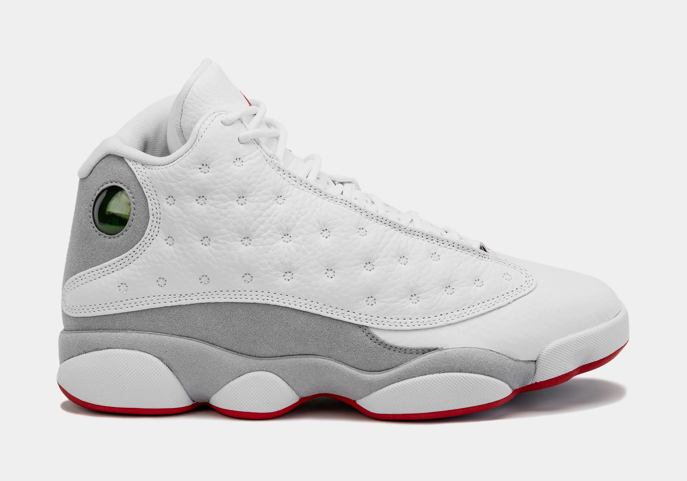 Air Jordan 13 Retro Wolf Grey Mens Lifestyle Shoes (White/Grey) Free Shipping