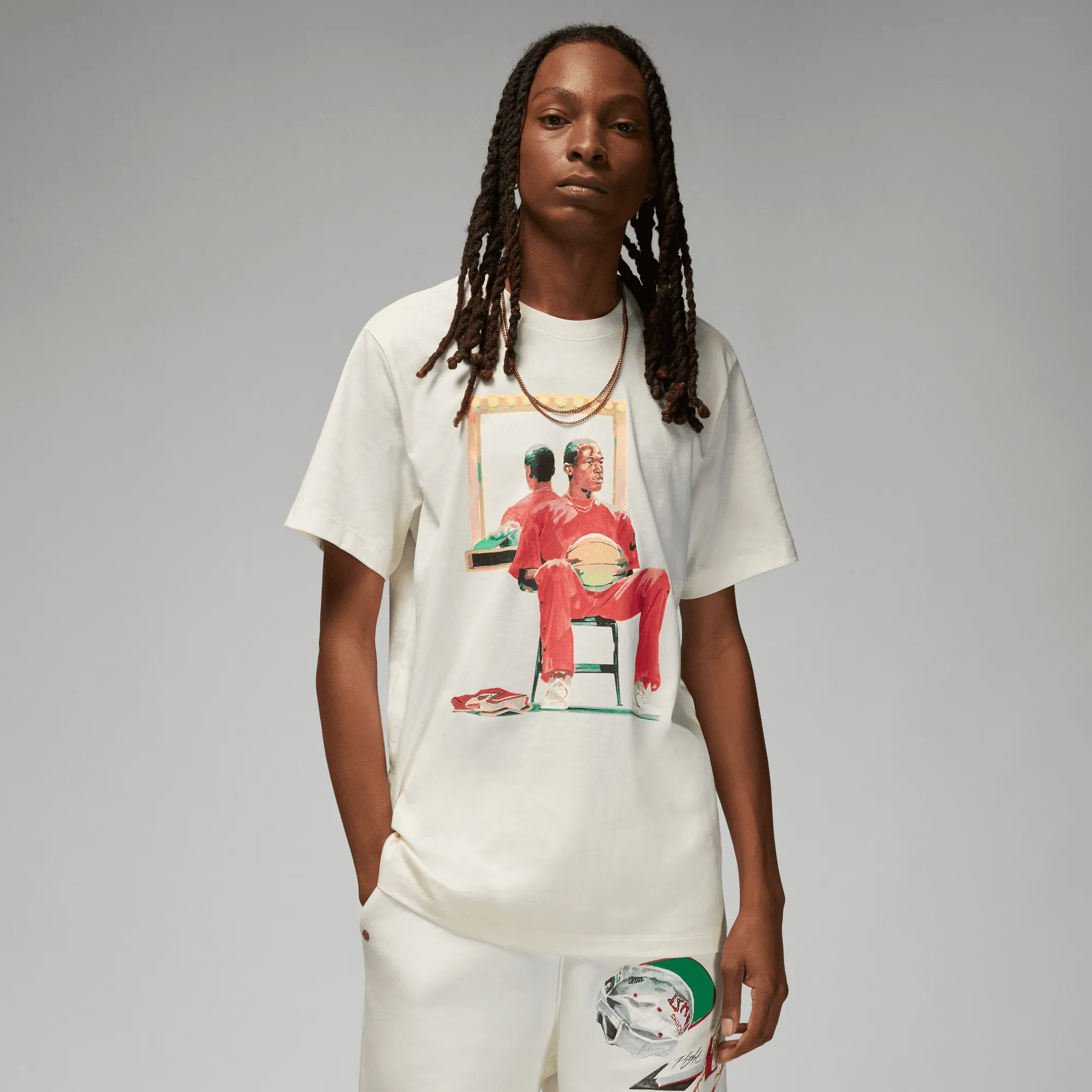 Air Jordan Artist Series By Jacob Rochester Mens SS Graphic Tee