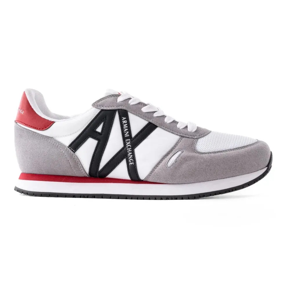 ARMANI EXCHANGE Logo Lace-Up XUX017 Sneakers - WHTGRY