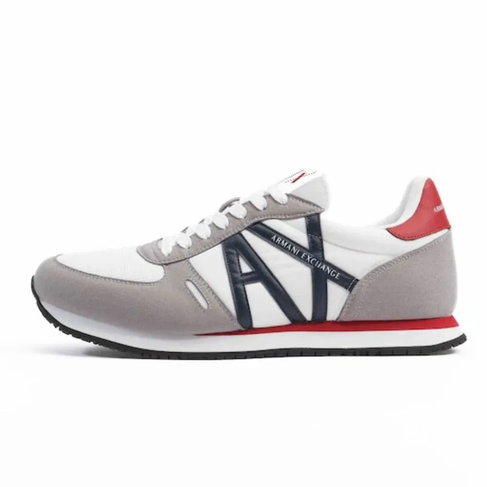 ARMANI EXCHANGE Logo Lace-Up XUX017 Sneakers - WHTGRY