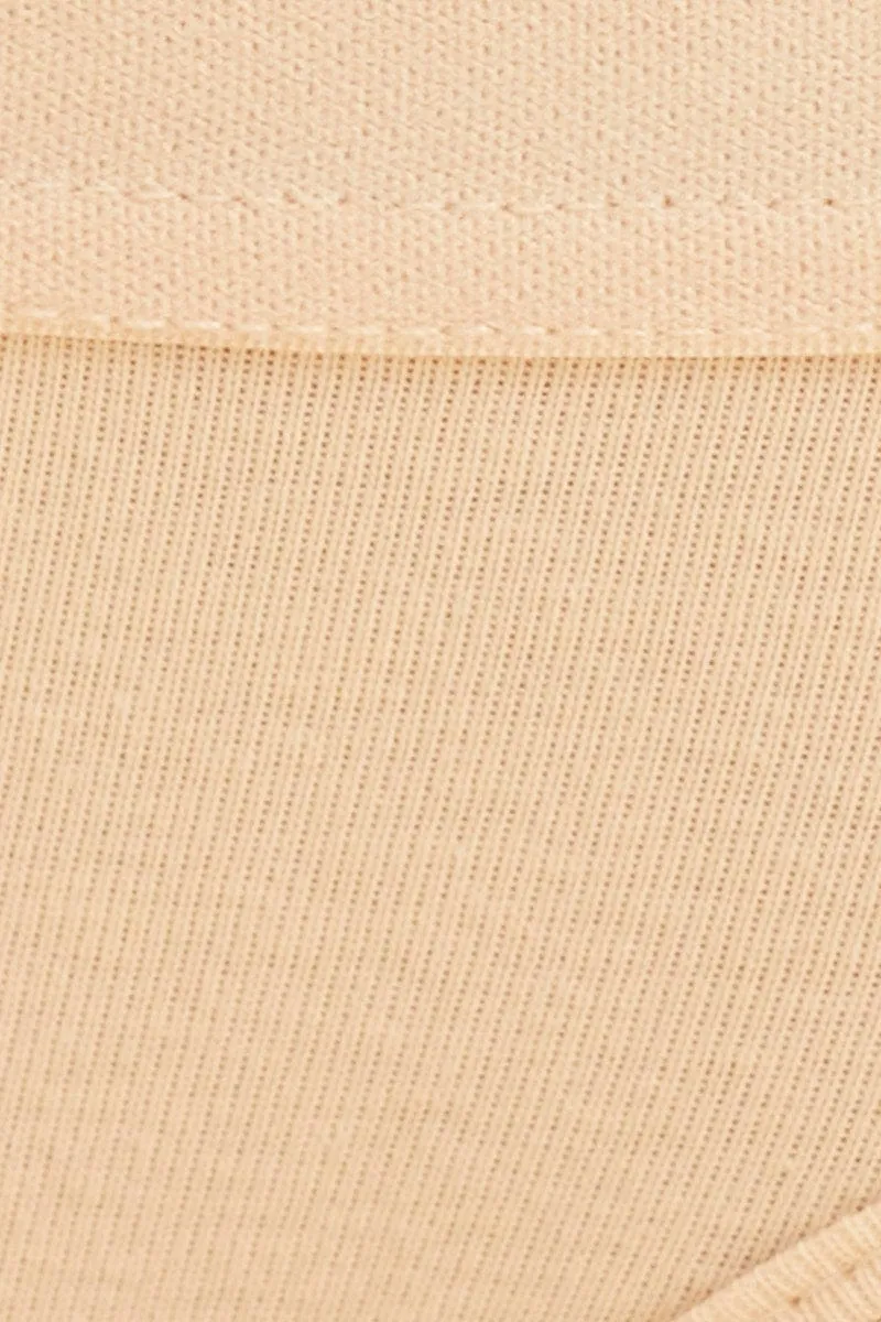 Beige Cotton G-String