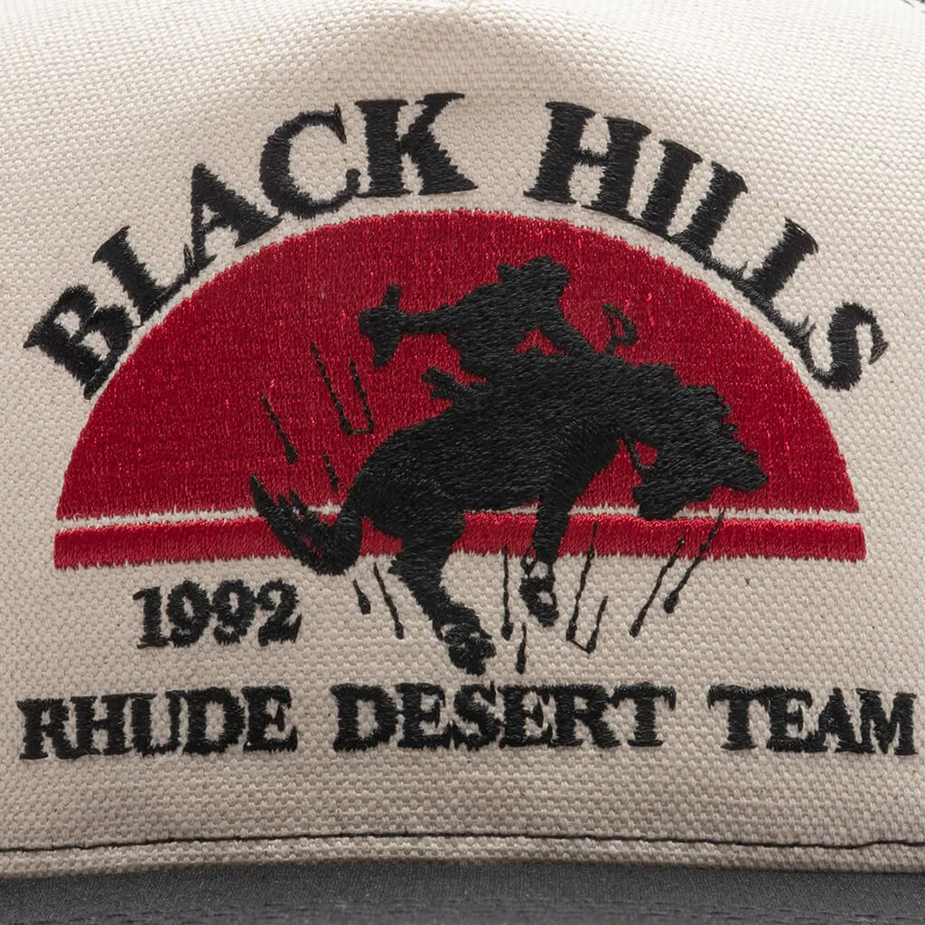 Black Hills Canvas Trucker Hat - Black