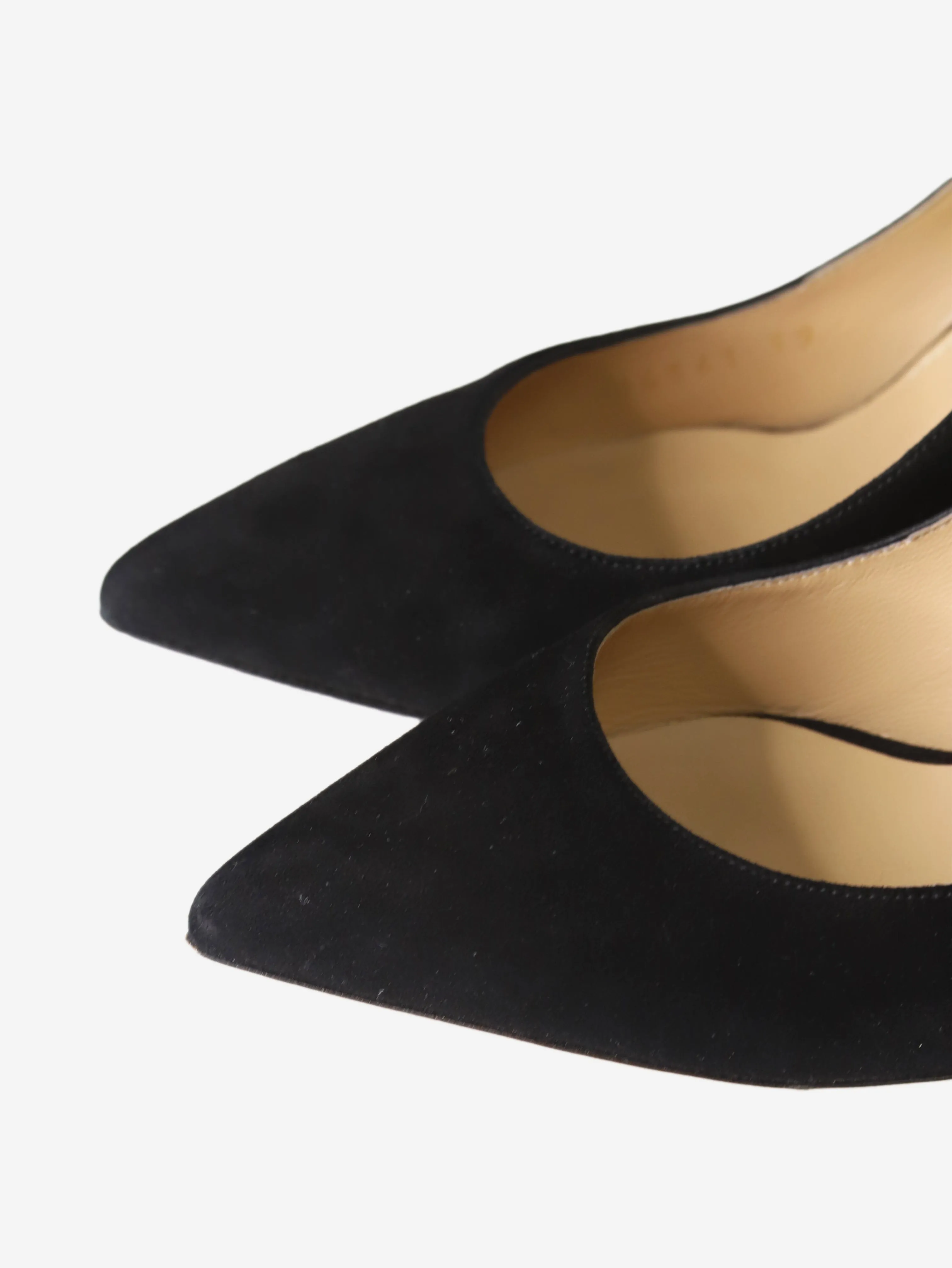 Black suede pumps - size EU 39