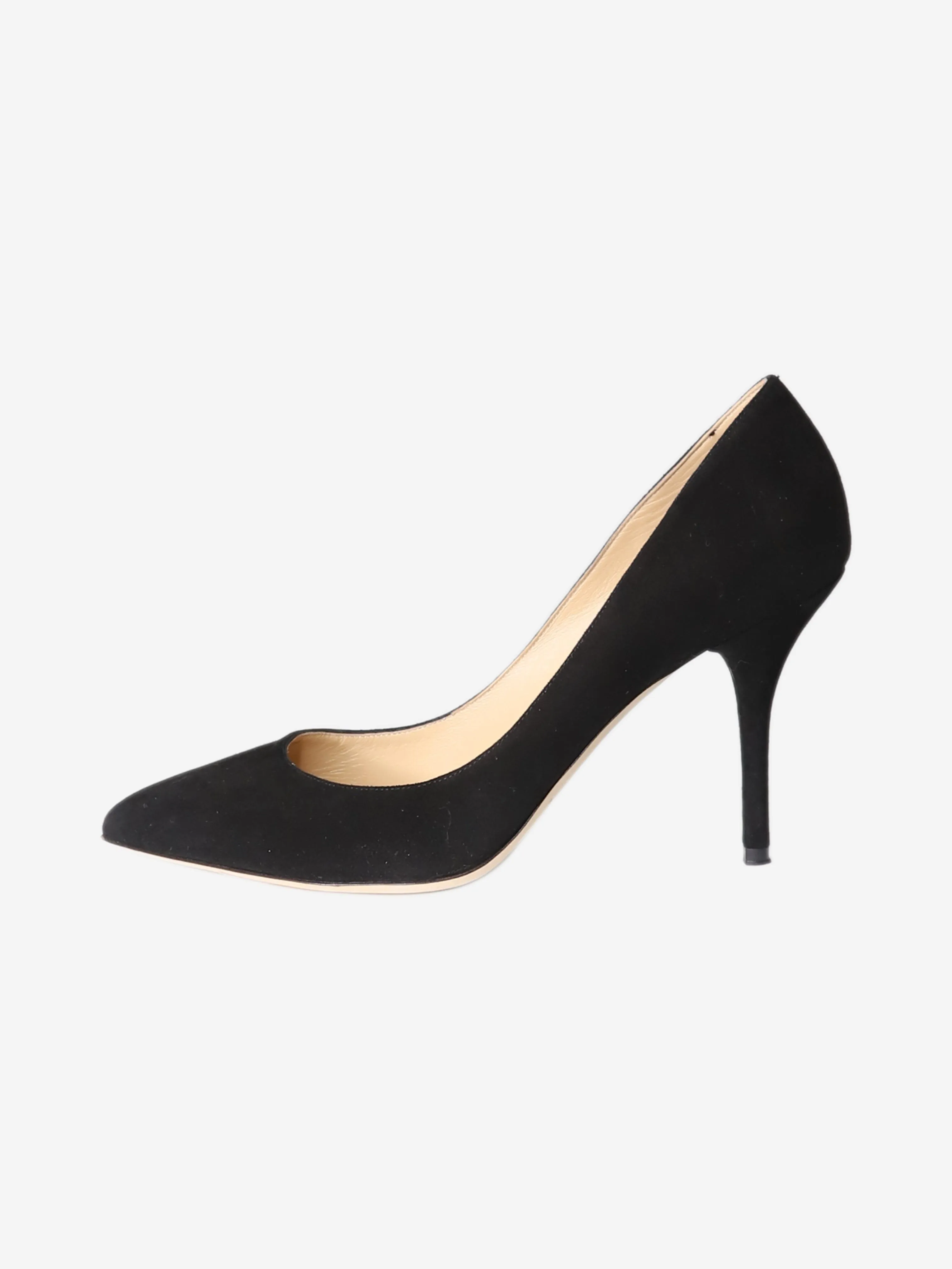 Black suede pumps - size EU 39