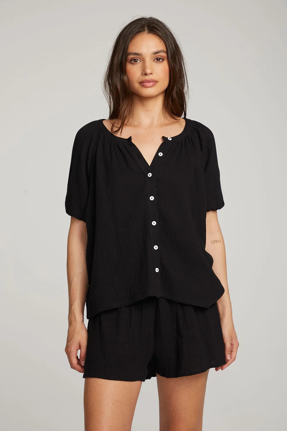 Brentwood Licorice Blouse