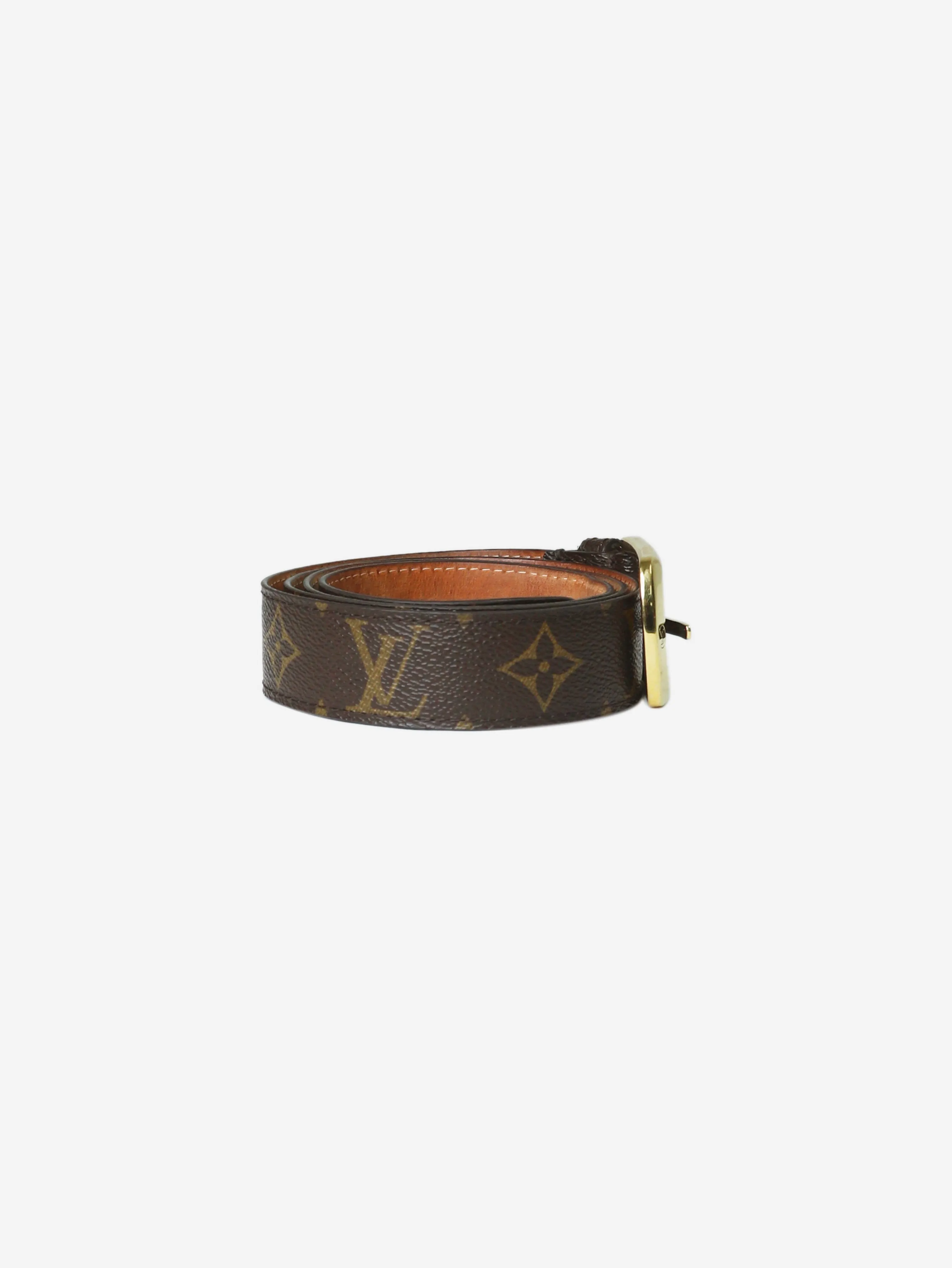 Brown Monogram Ellipse belt