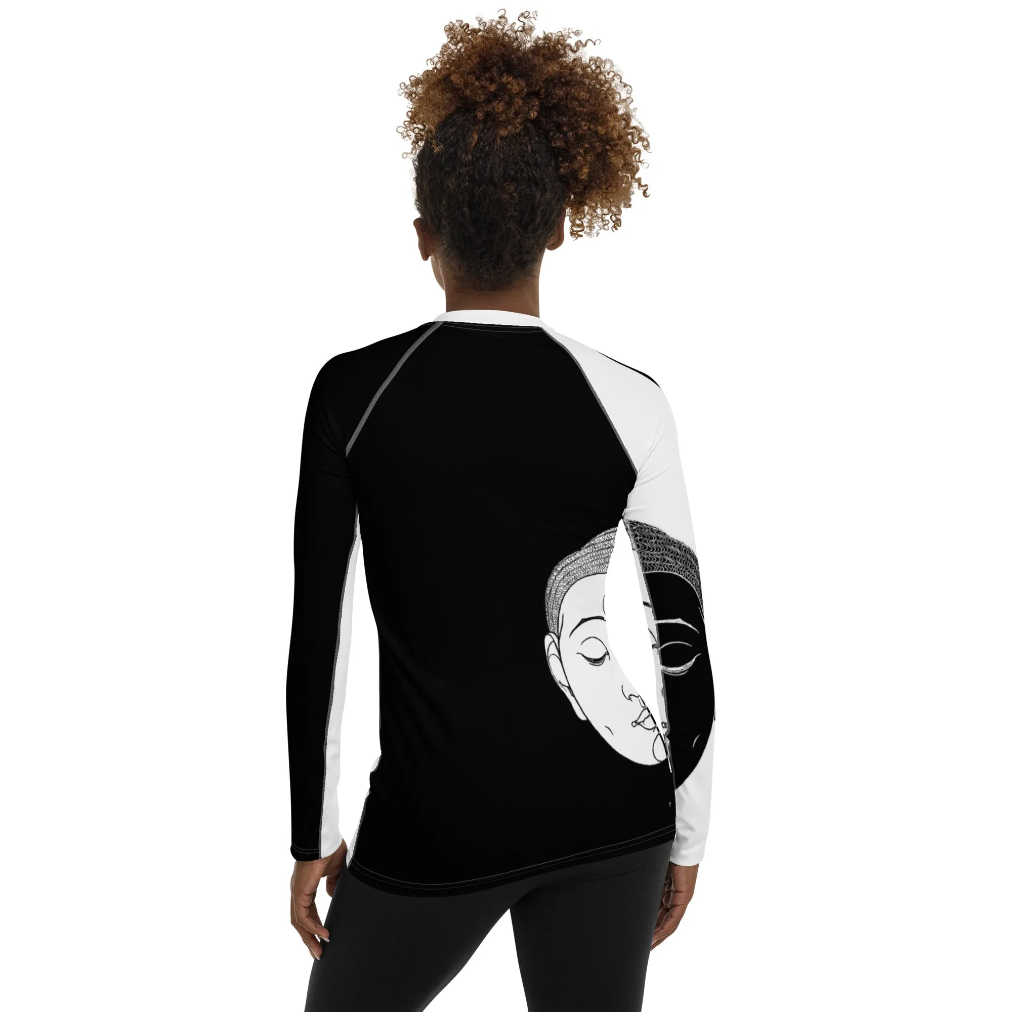 Buddha Head Women's Rash Guard