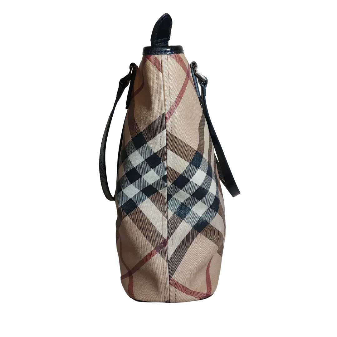 Burberry Signature NOVA Check with Leather Trim Shoulder Bag | Gently Used |