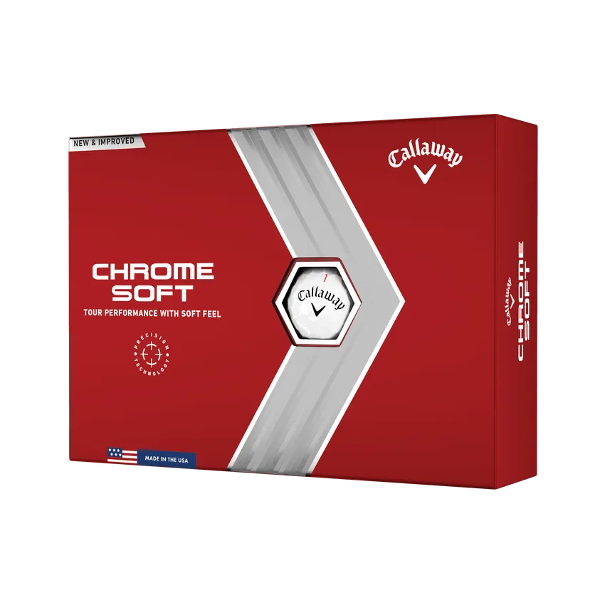 Callaway 2022 Chrome Soft Golf Balls White 12 Pack