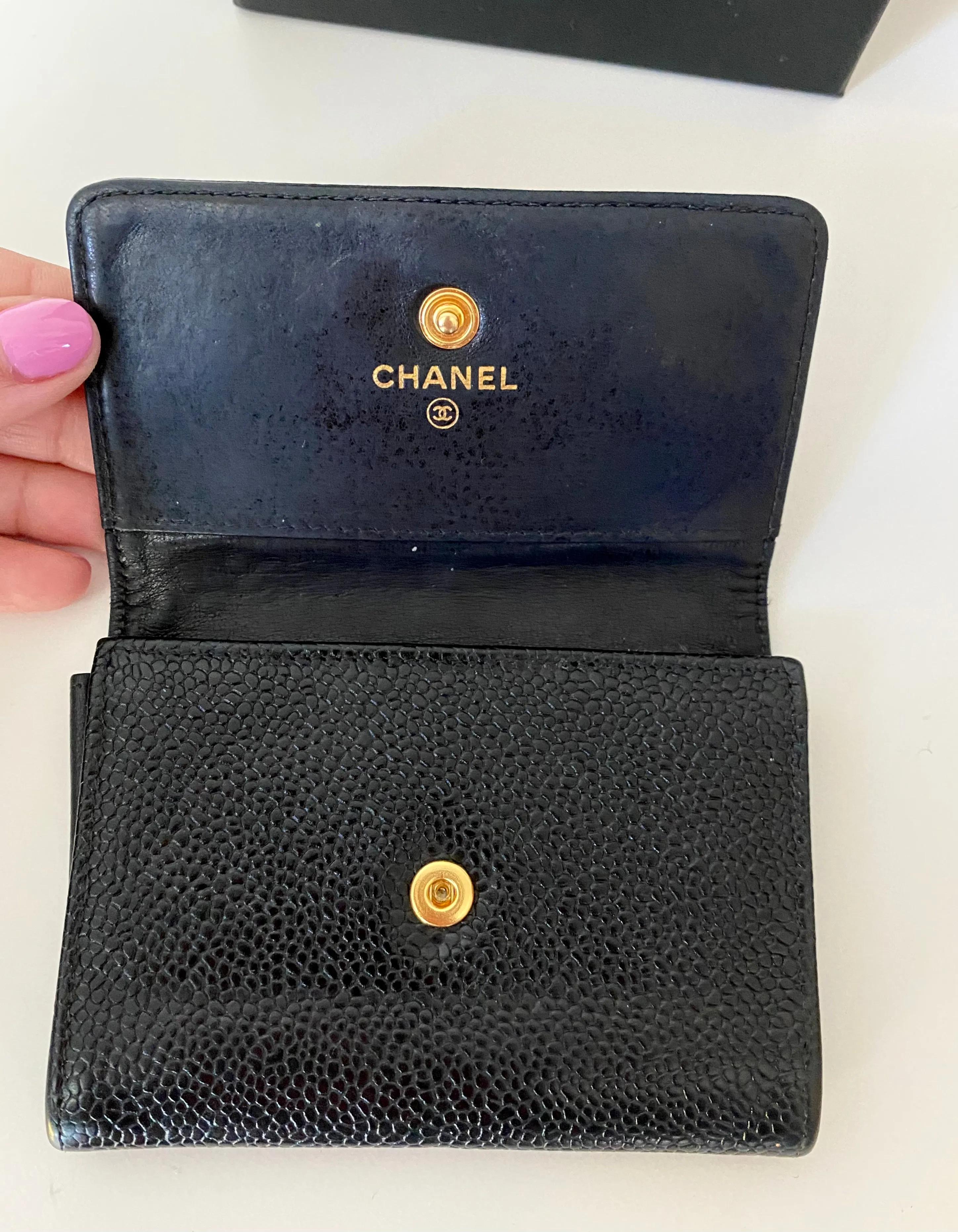 Chanel card holder