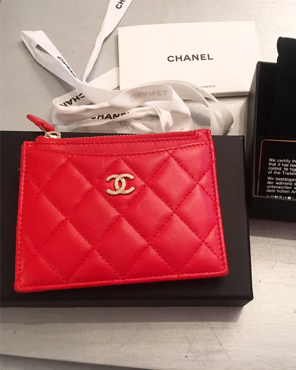 Chanel card wallet