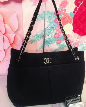 Chanel caviar quilted bowler bag