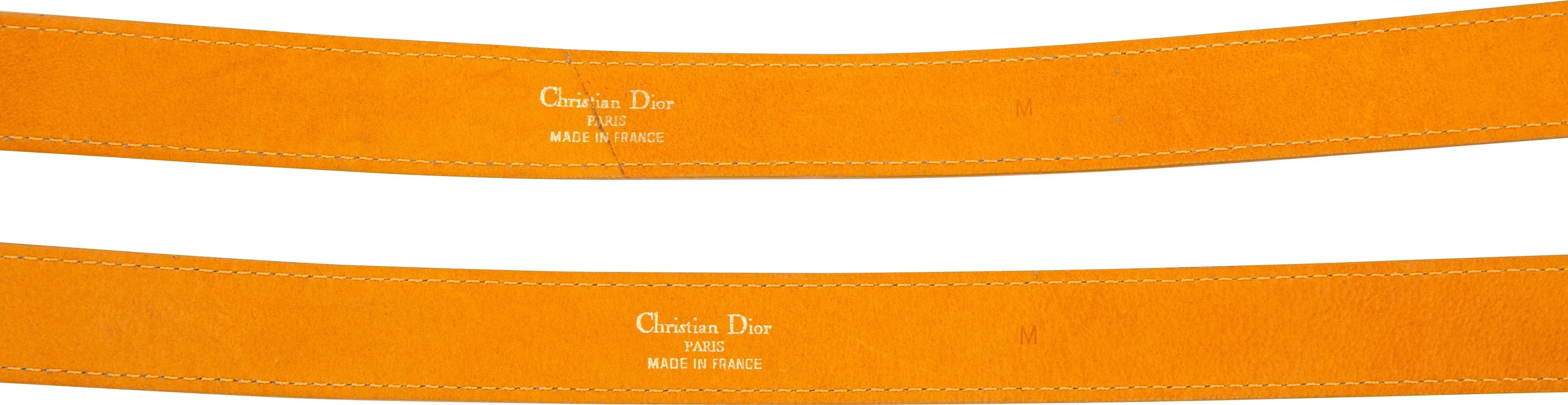 Christian Dior Iconic Giant CD Leather Belt