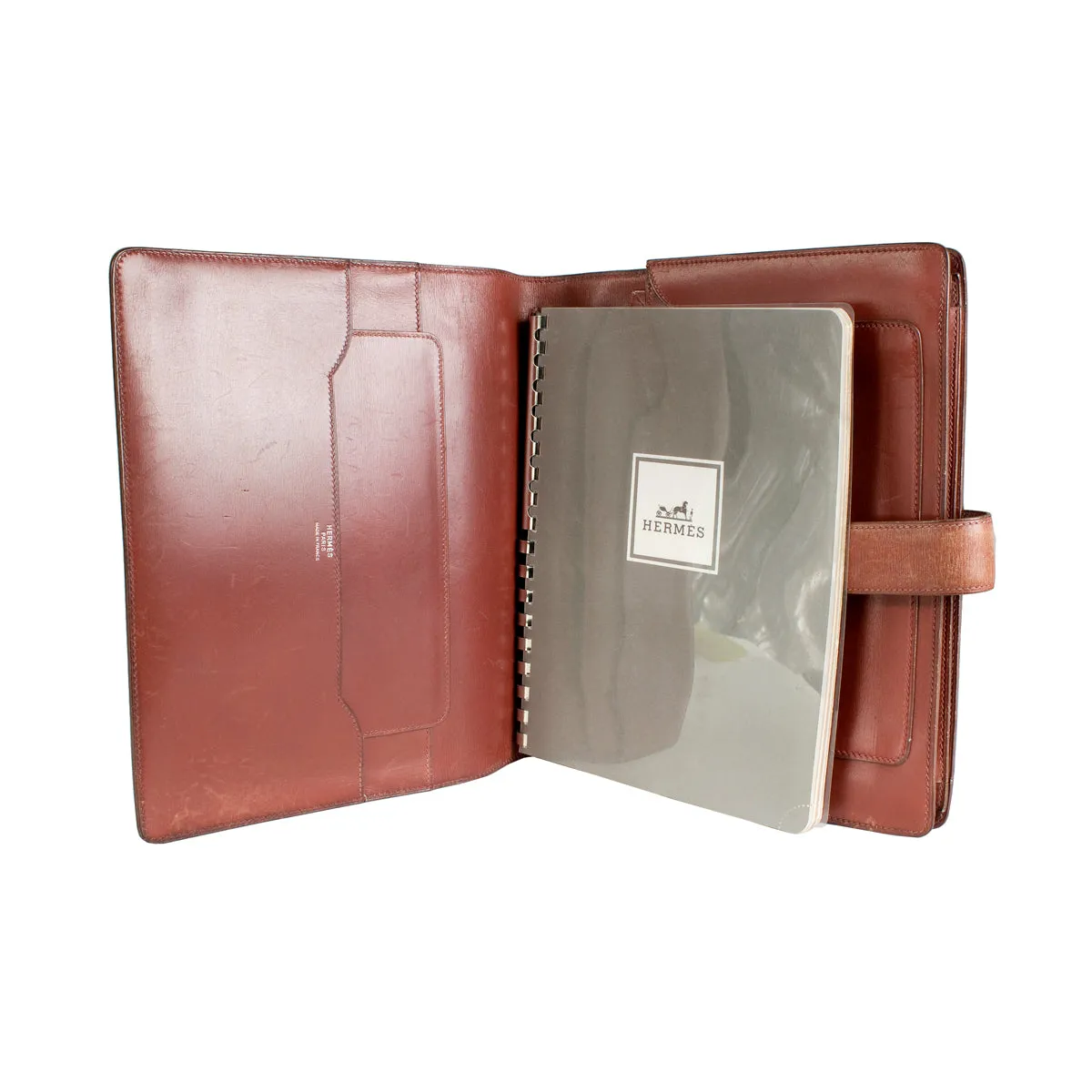 Cognac Leather Large Notebook