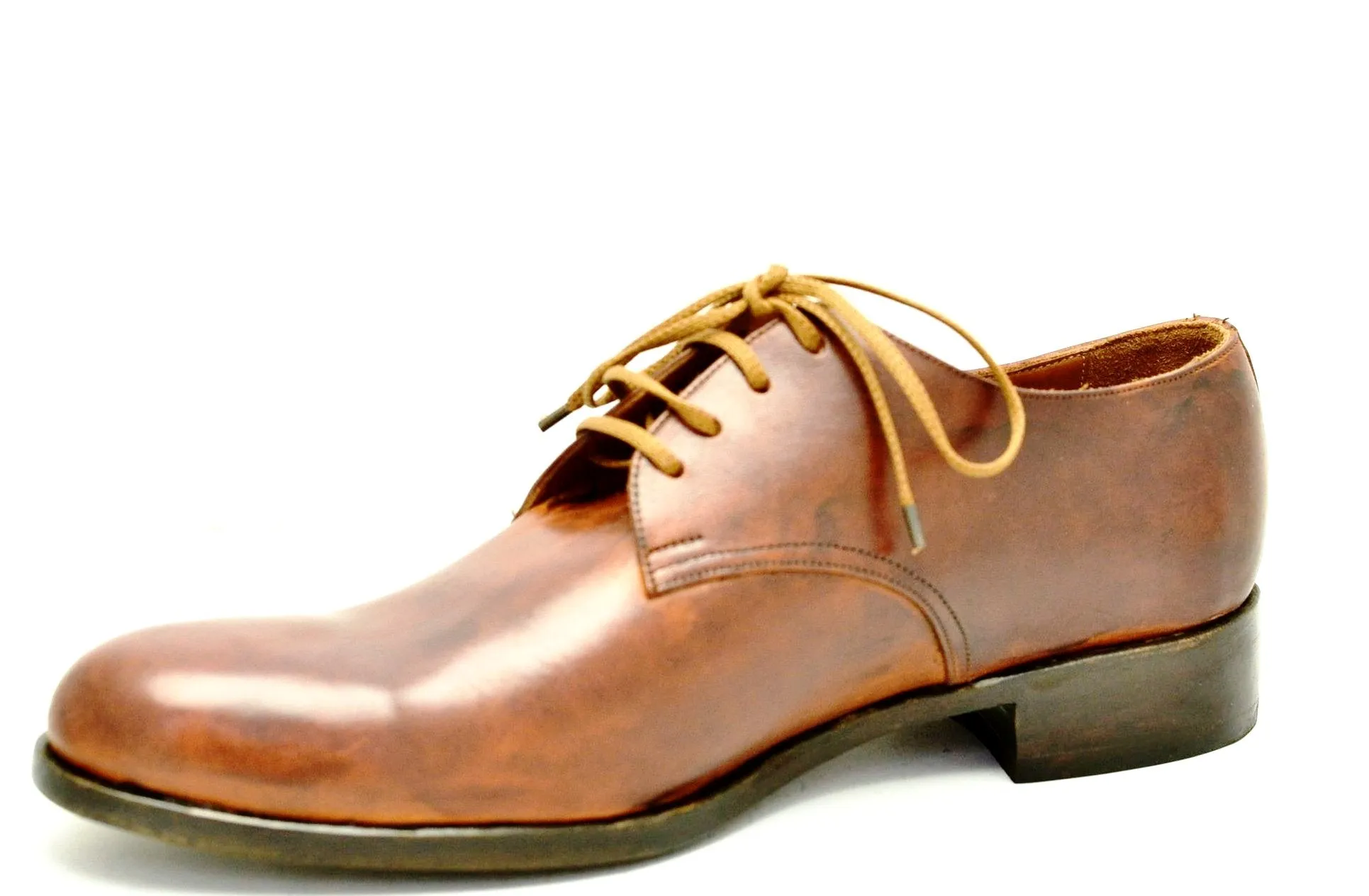 Derby shoe | Antique cognac | Box calf