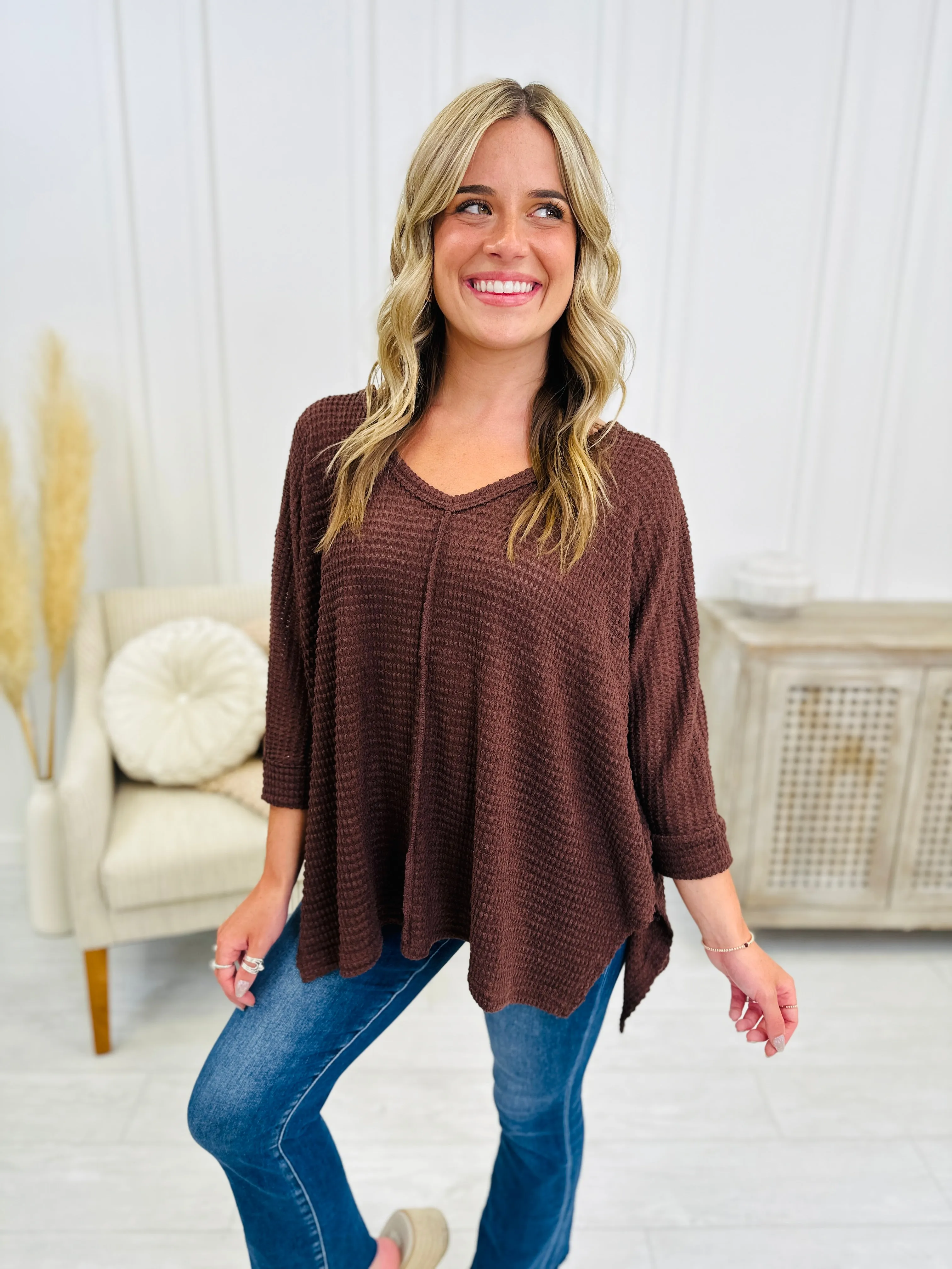 DOORBUSTER! REG/CURVY Pleated Love Top- Multiple Colors!