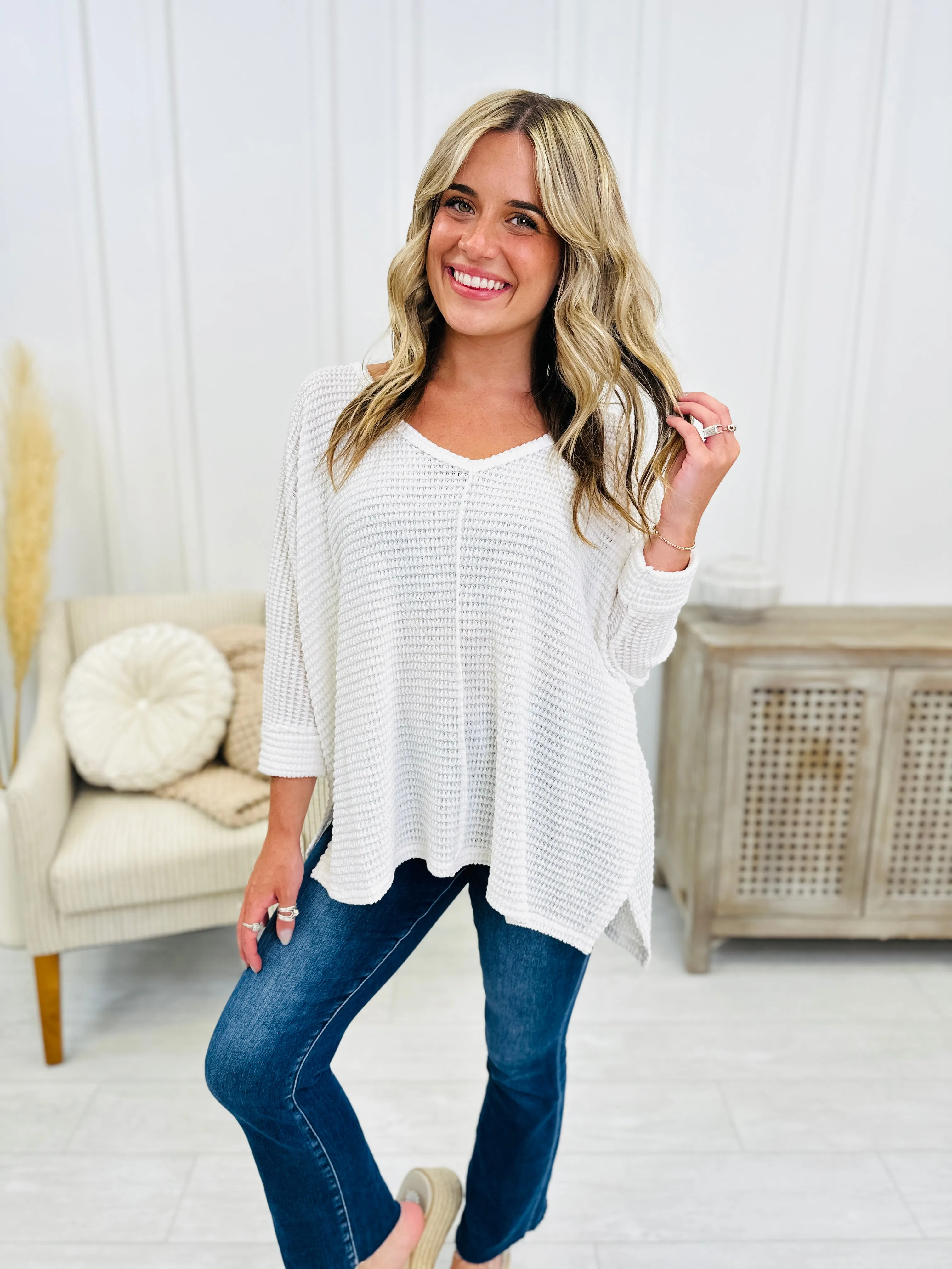 DOORBUSTER! REG/CURVY Pleated Love Top- Multiple Colors!