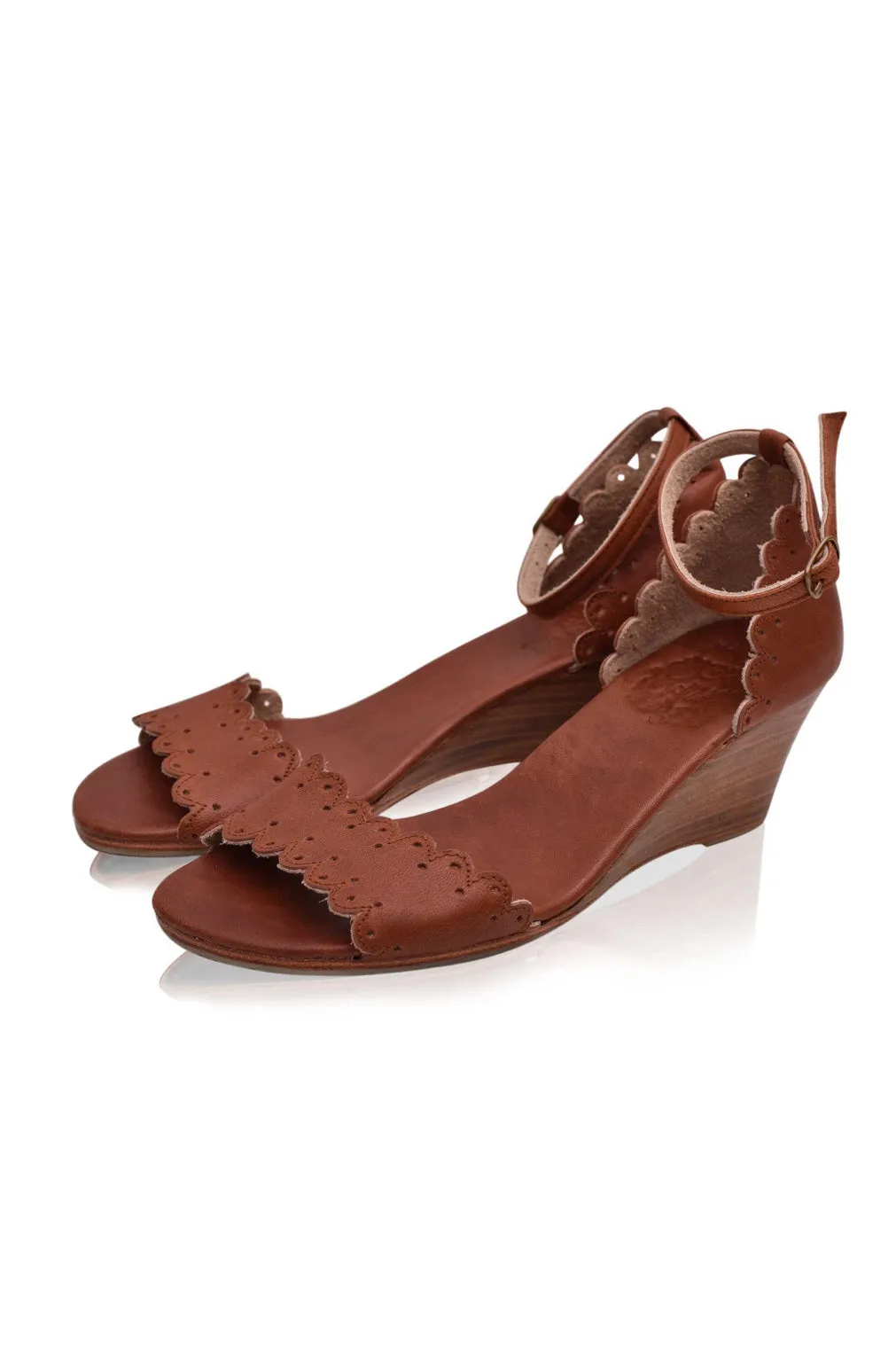 Dreamland Leather Wedges (Sz. 12.5)