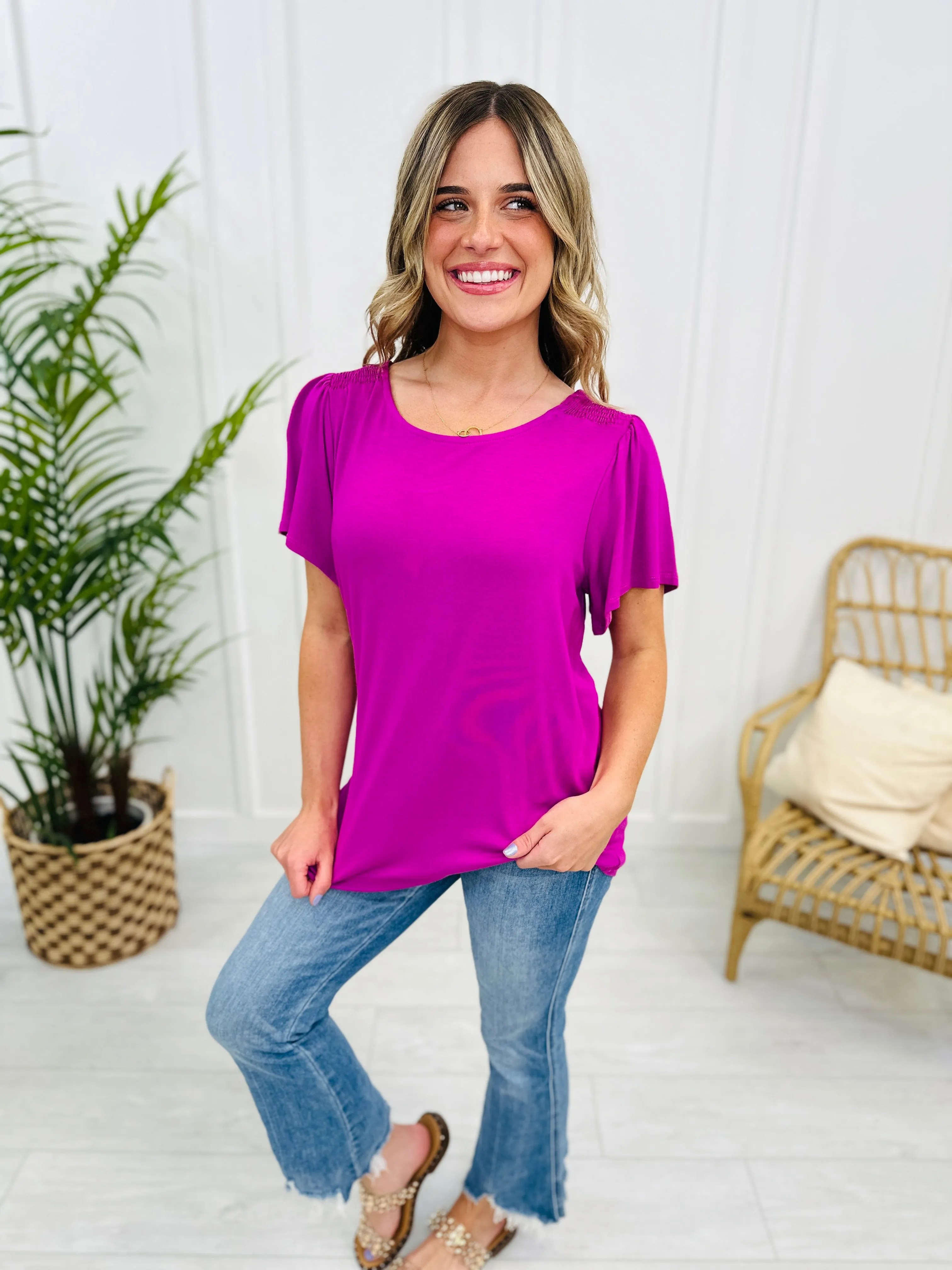 Everyday Casual Top- Multiple Colors!