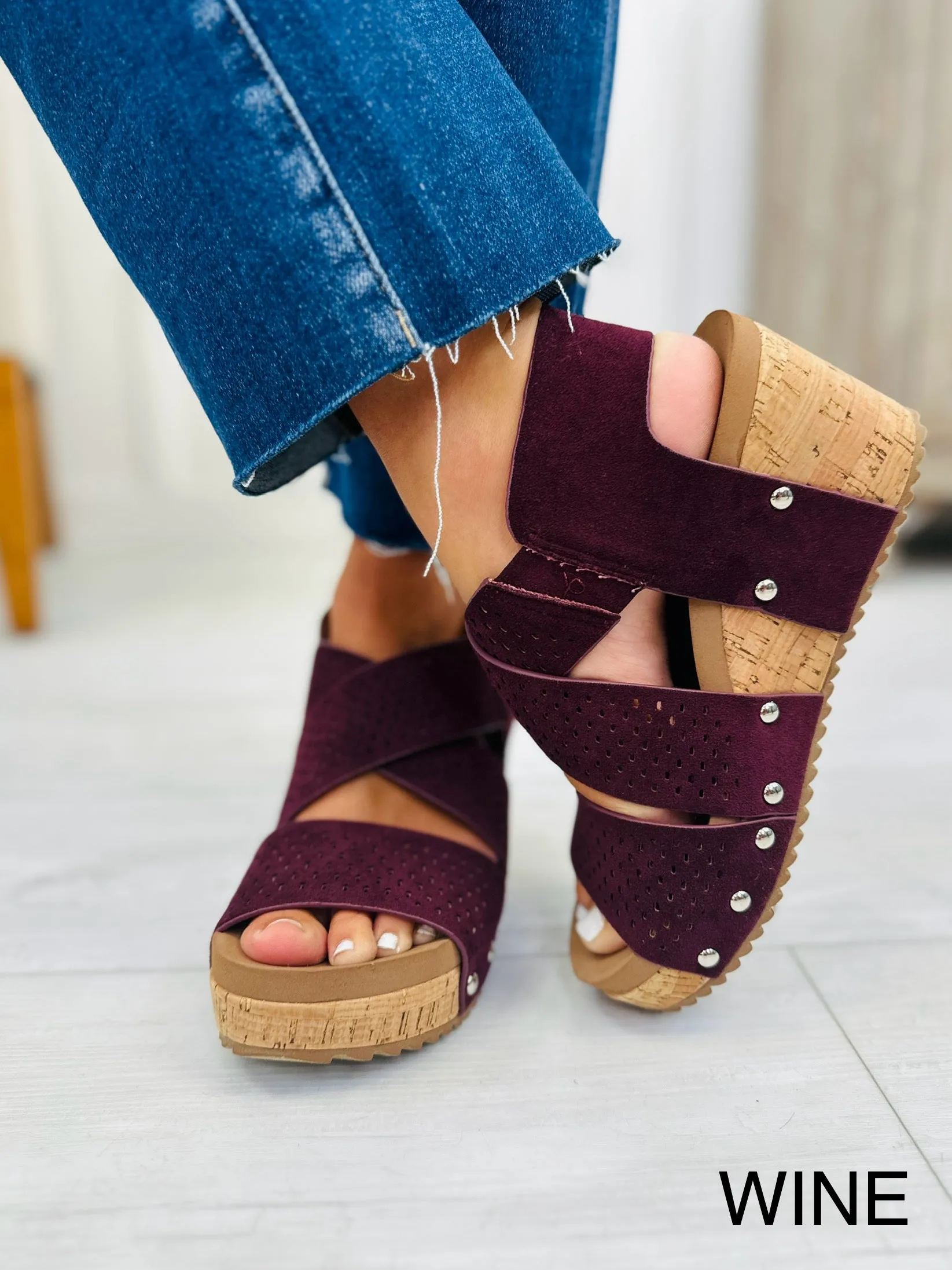 Fall in Love Wedges- Multiple Colors