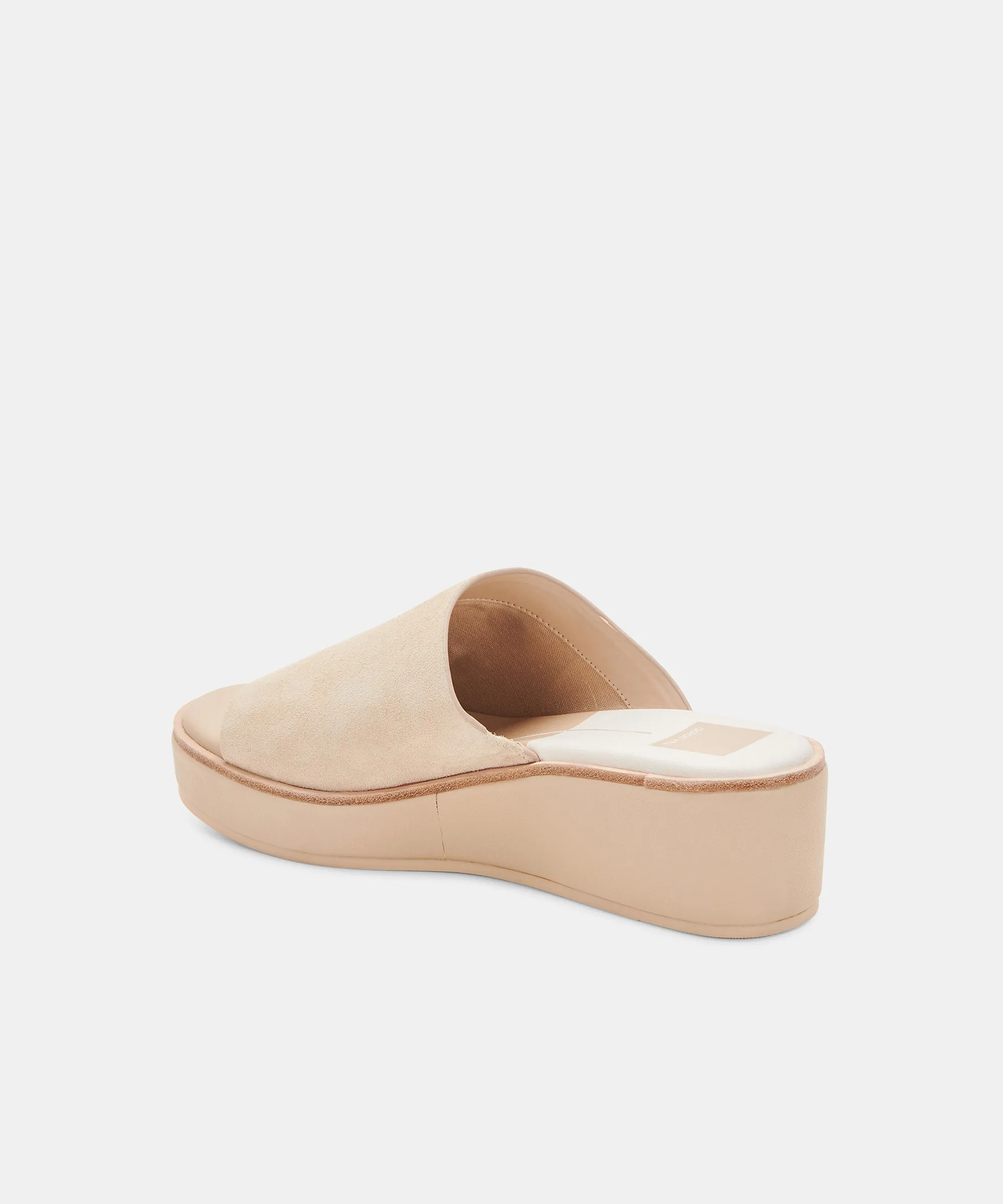 FRETA WEDGES DUNE SUEDE - re:vita