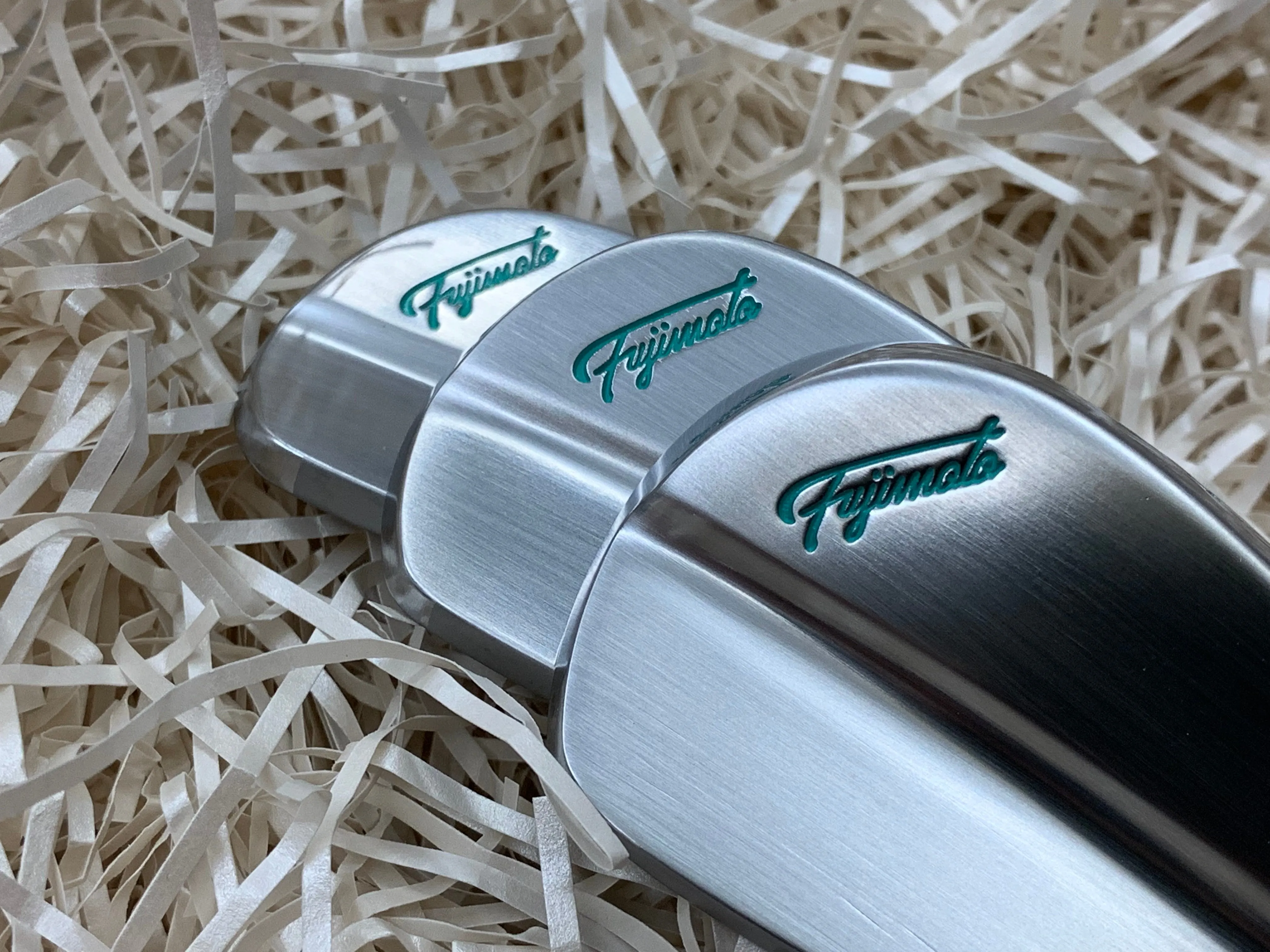 Fujimoto Golf Iron FT-1 MB Tiffany Blue 4 to P with Satin Wedges