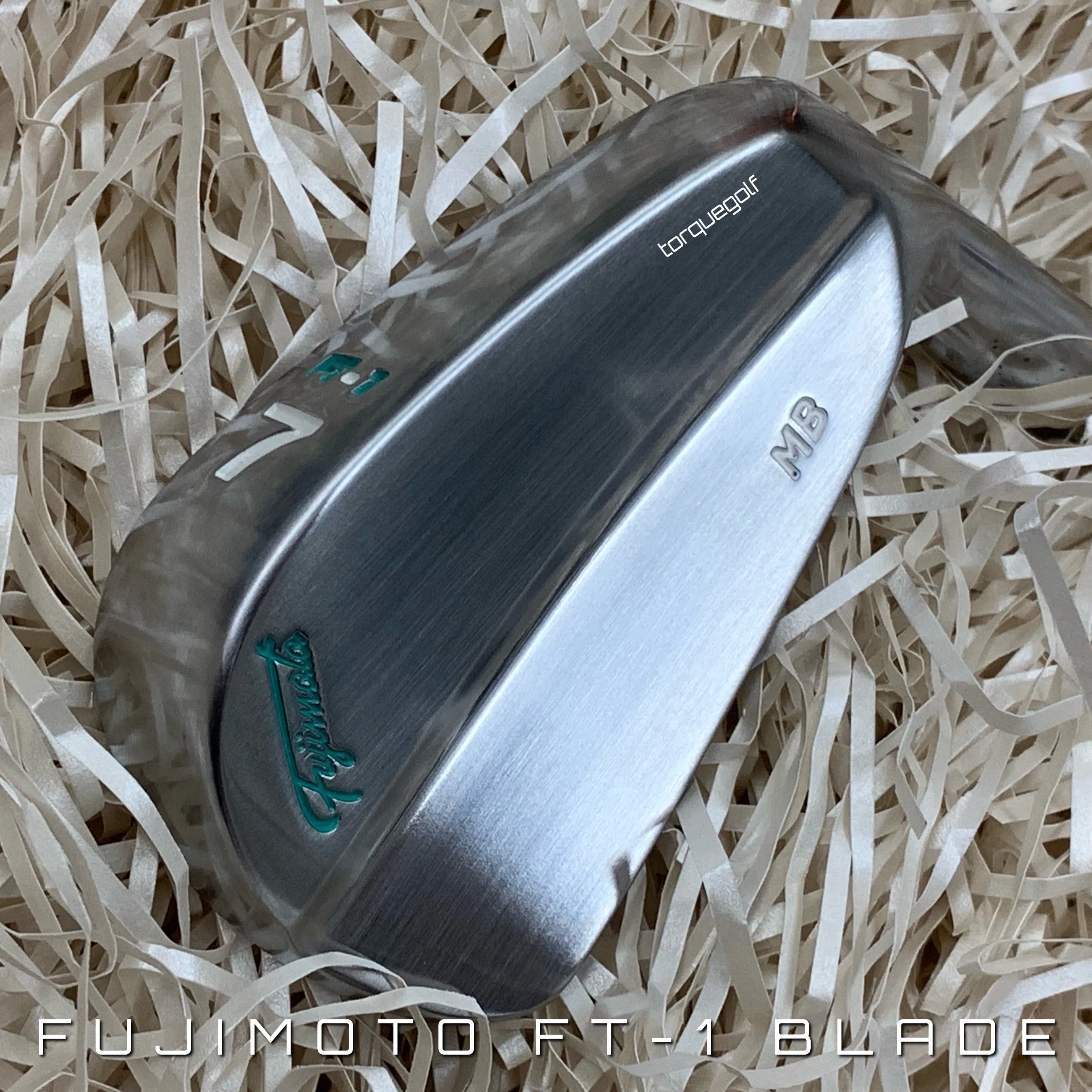 Fujimoto Golf Iron FT-1 MB Tiffany Blue 4 to P with Satin Wedges