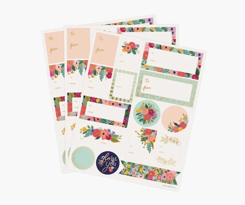 Garden Party Gift Stickers