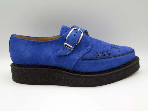 George Cox 3976 V M/G  Diano Monk Blue Suede