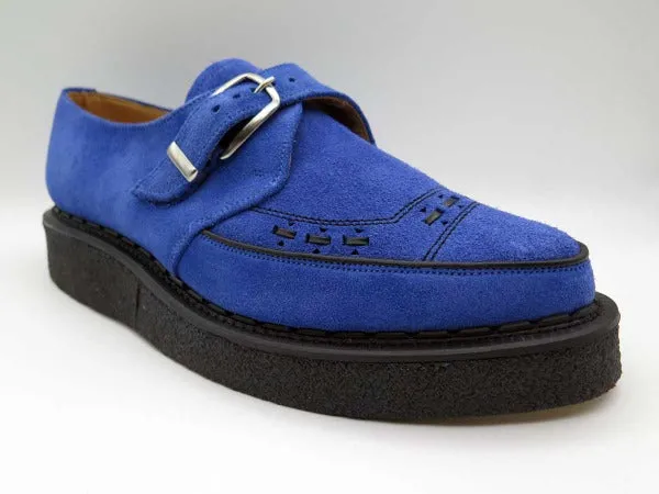 George Cox 3976 V M/G  Diano Monk Blue Suede