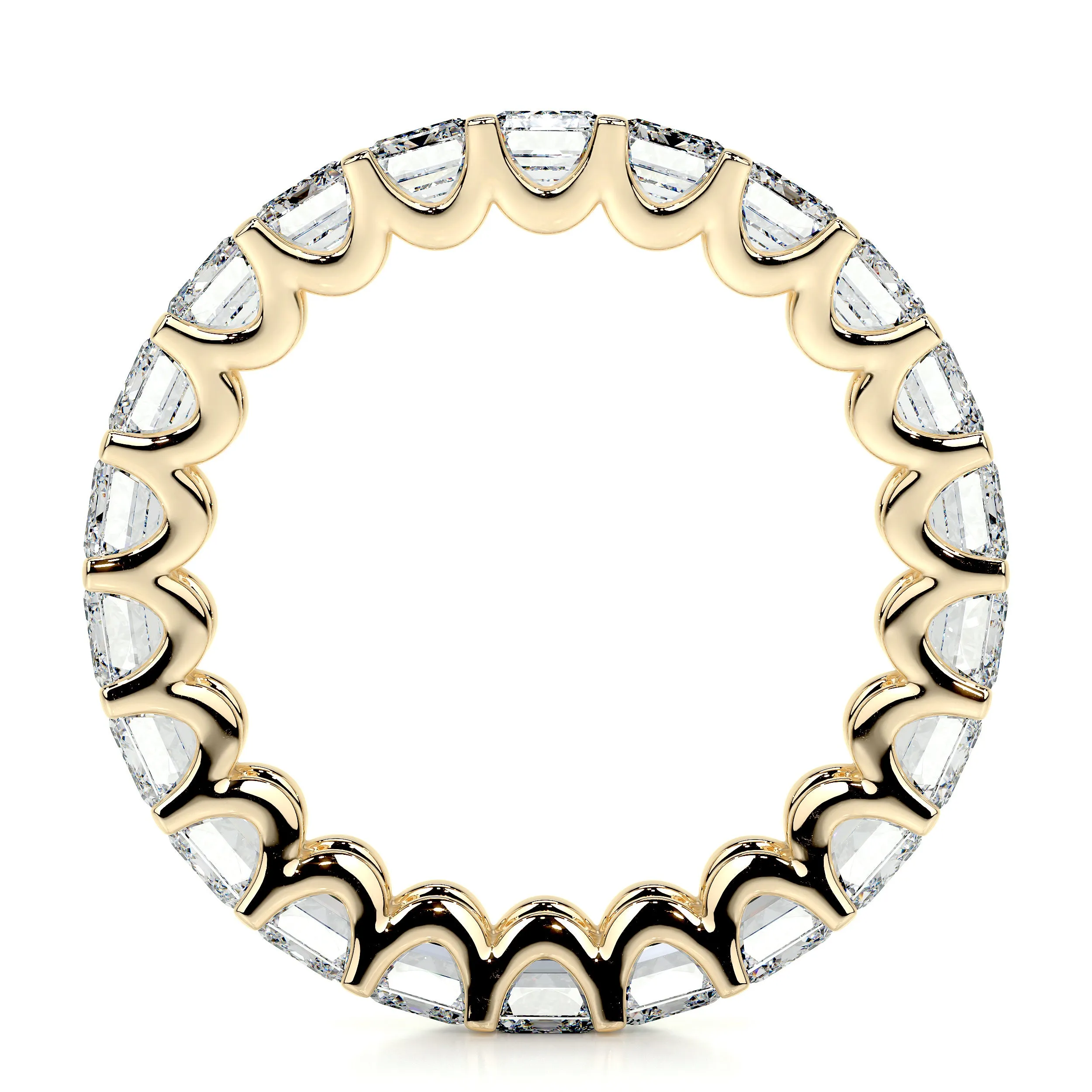 Gina Lab Grown Eternity Wedding Ring -18K Yellow Gold