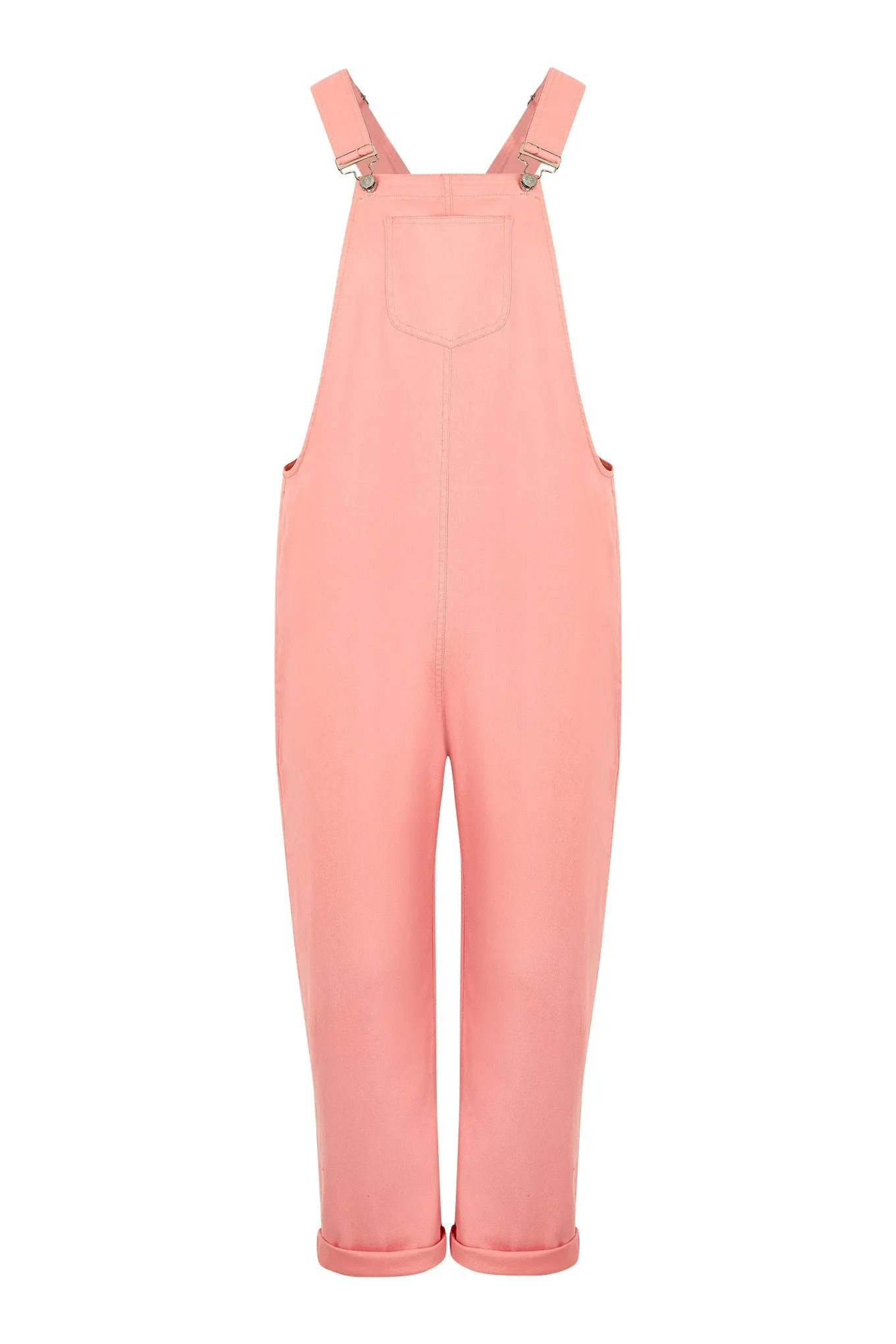 JOY Organic Cotton Dungarees True Pink