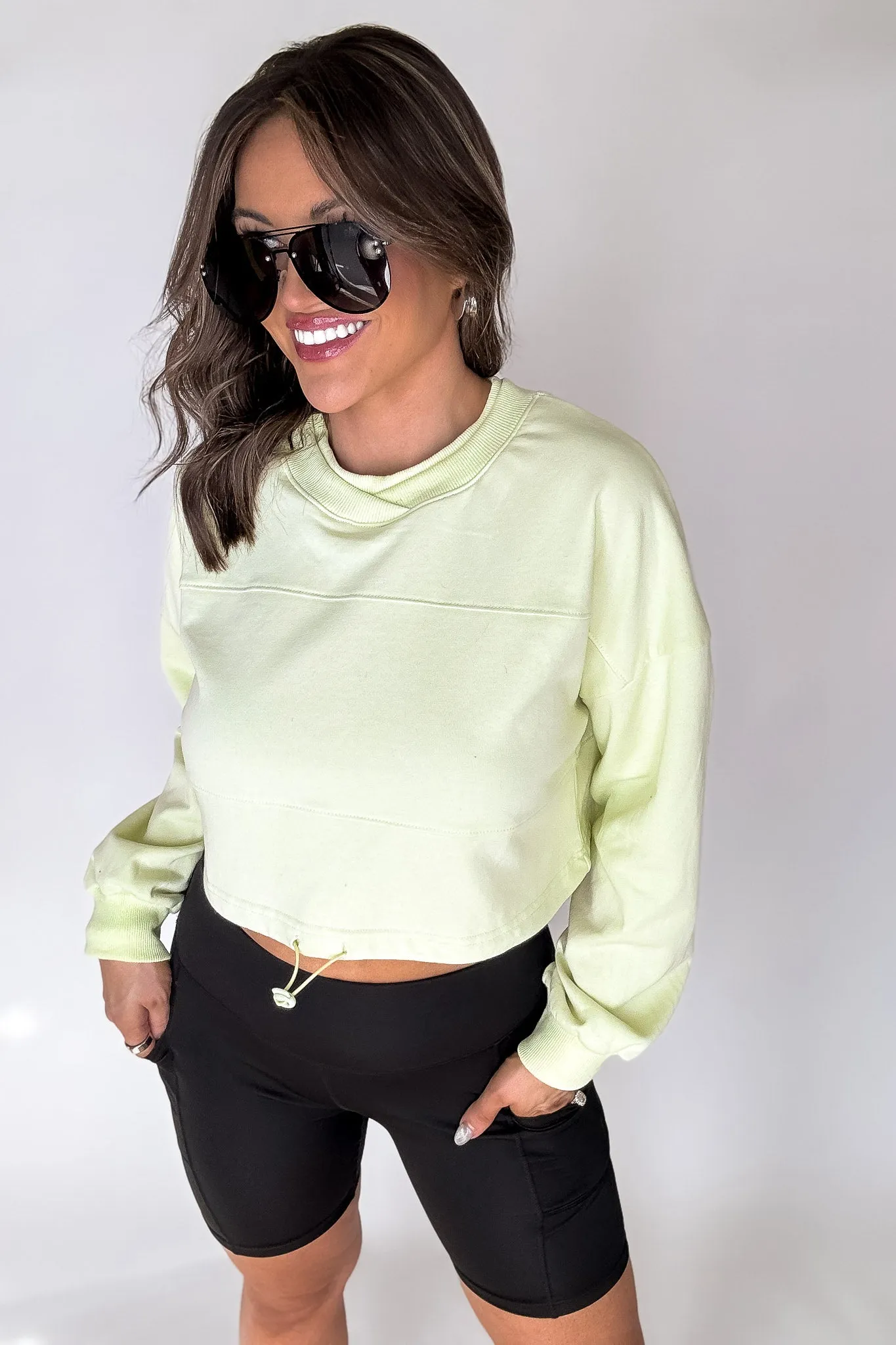 Keep It Casual Light Green Top