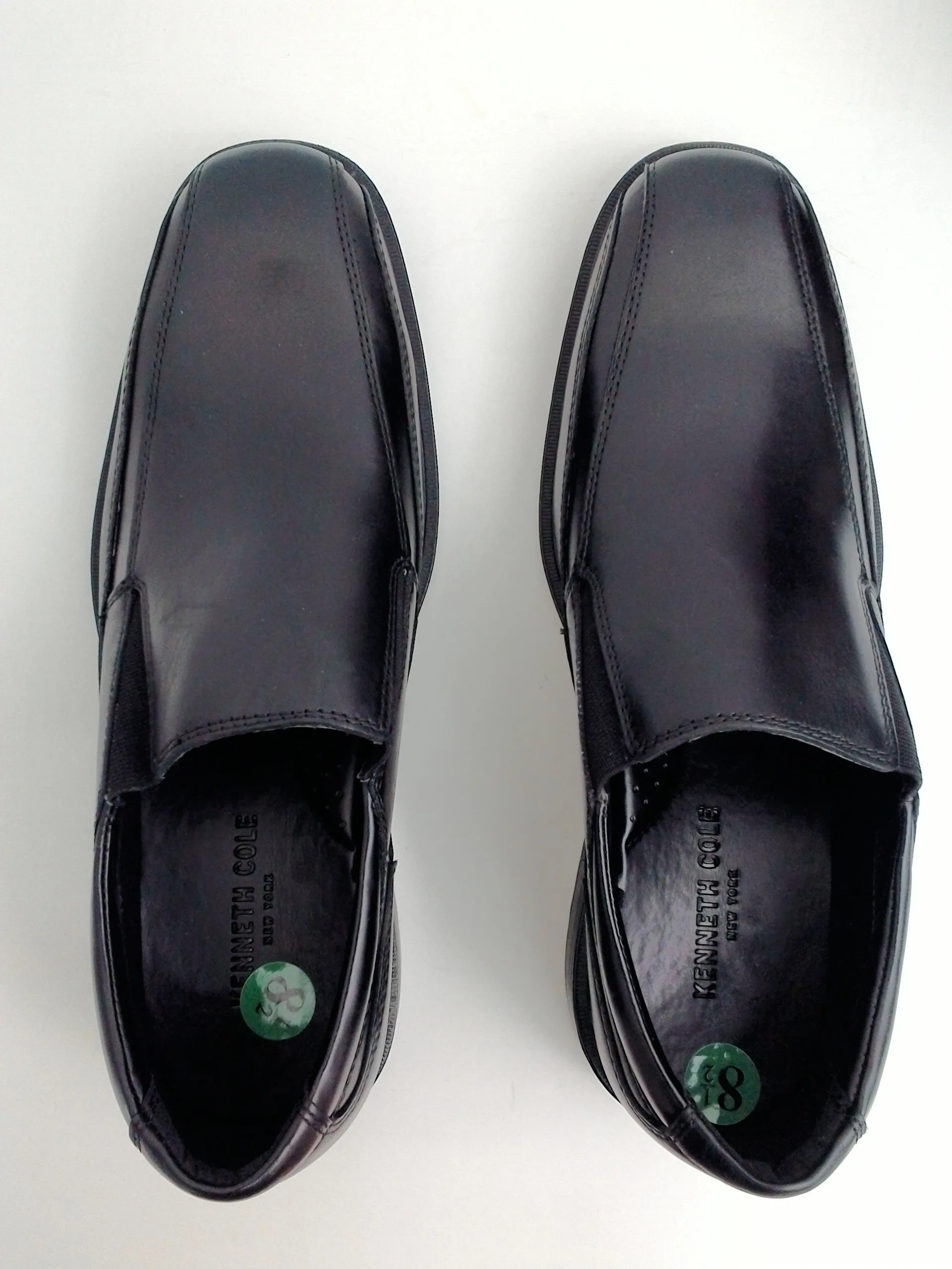 Kenneth Cole Men's Black Leather Slip-On Loafer Shoes Size 8.5 M