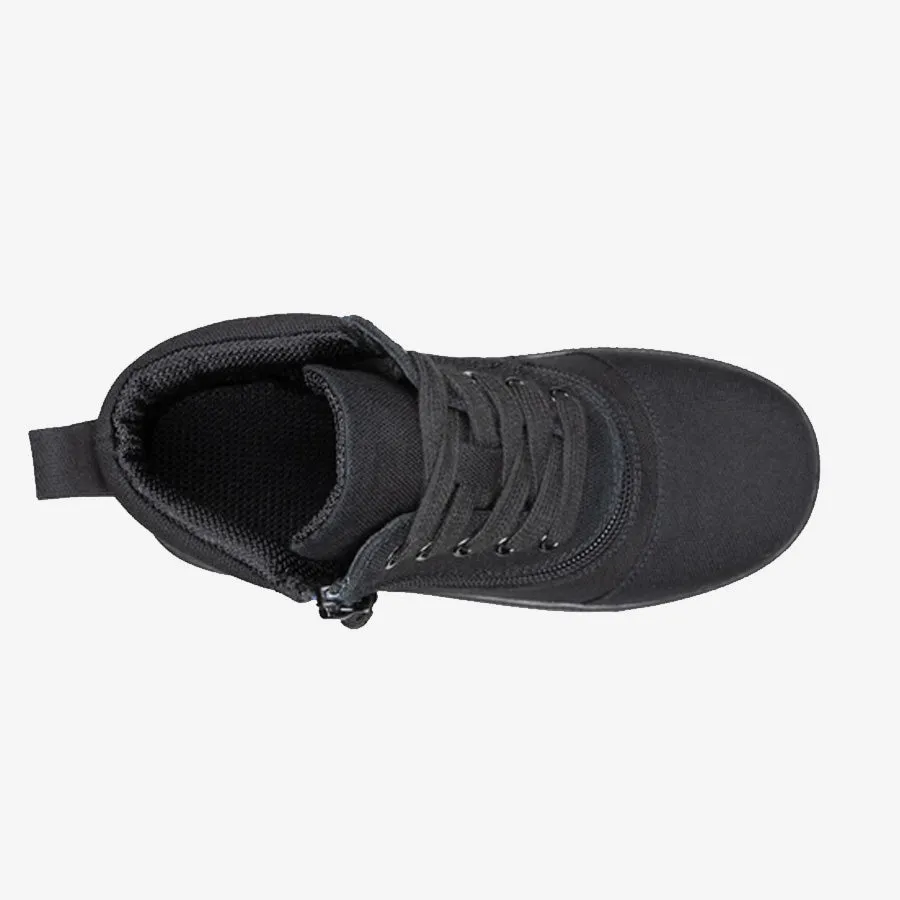 Kid's Short Wrap High Tops Extra Wide (Black to the Floor)