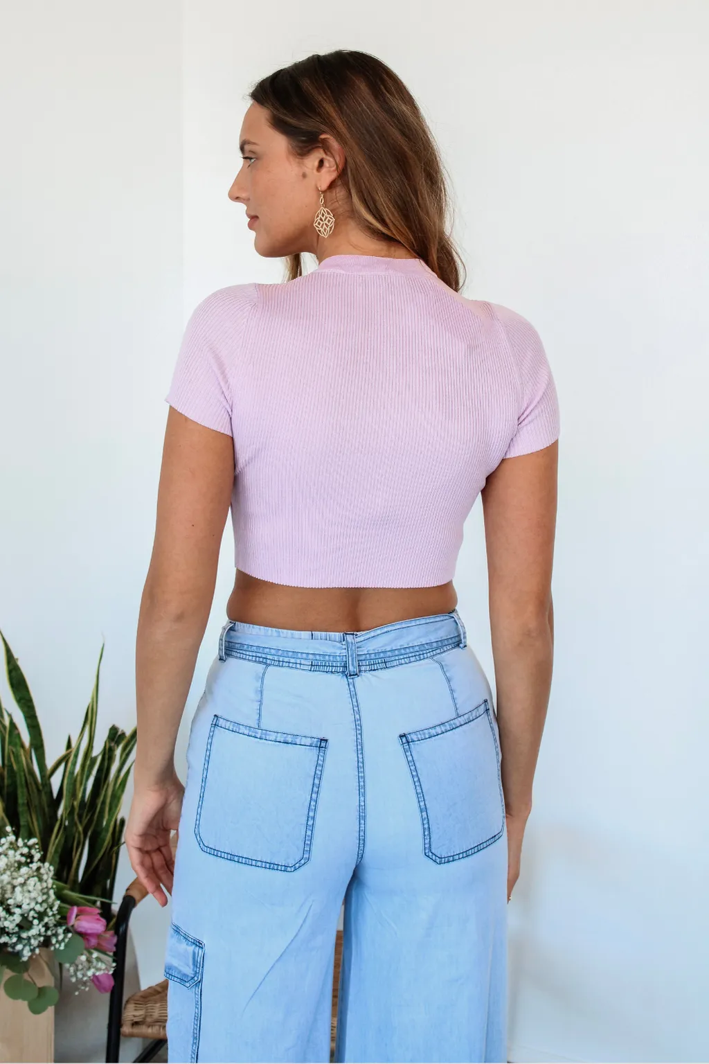 Lavender Dreams Crop Top