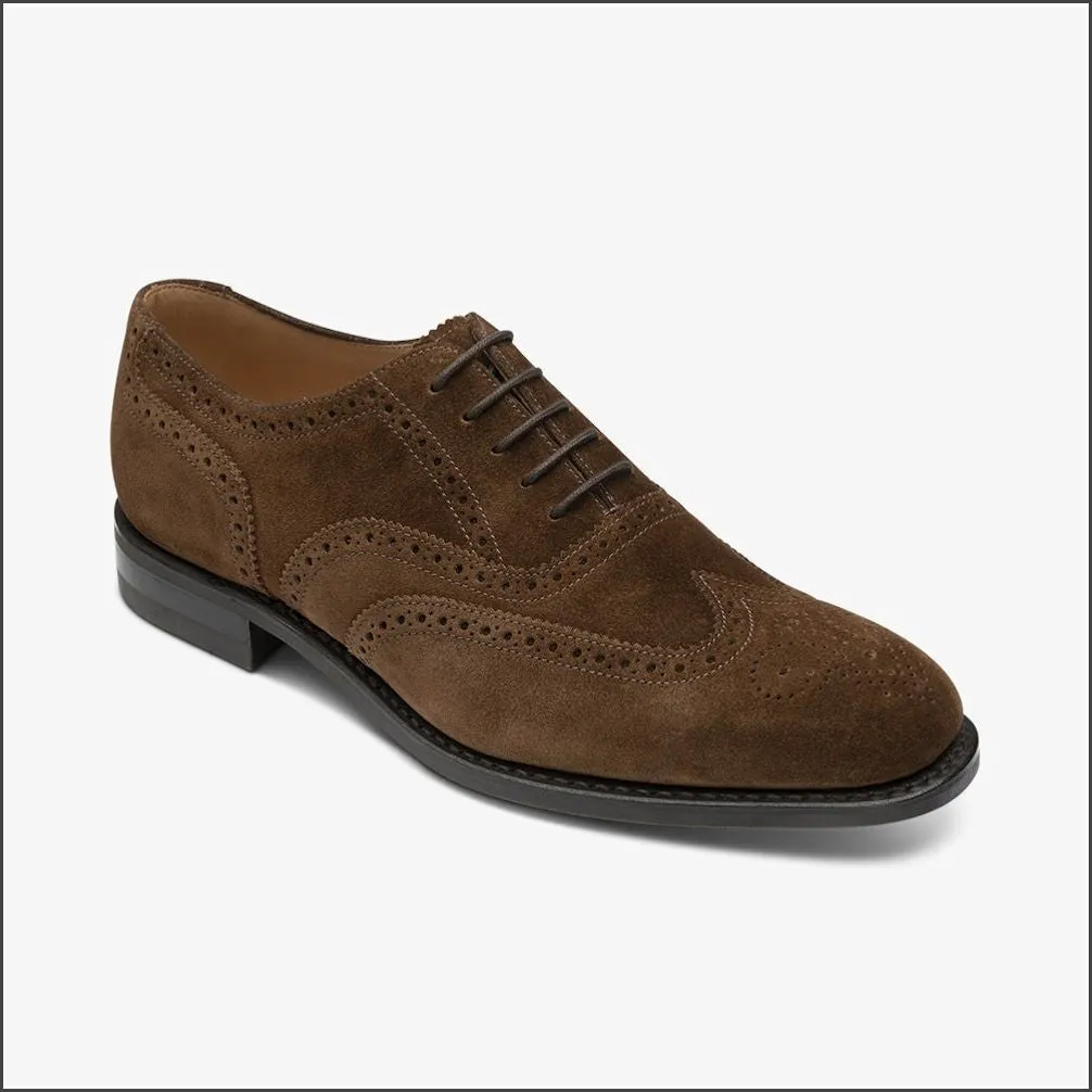 Loake 302 Classic Brown Suede Brogue Oxford*