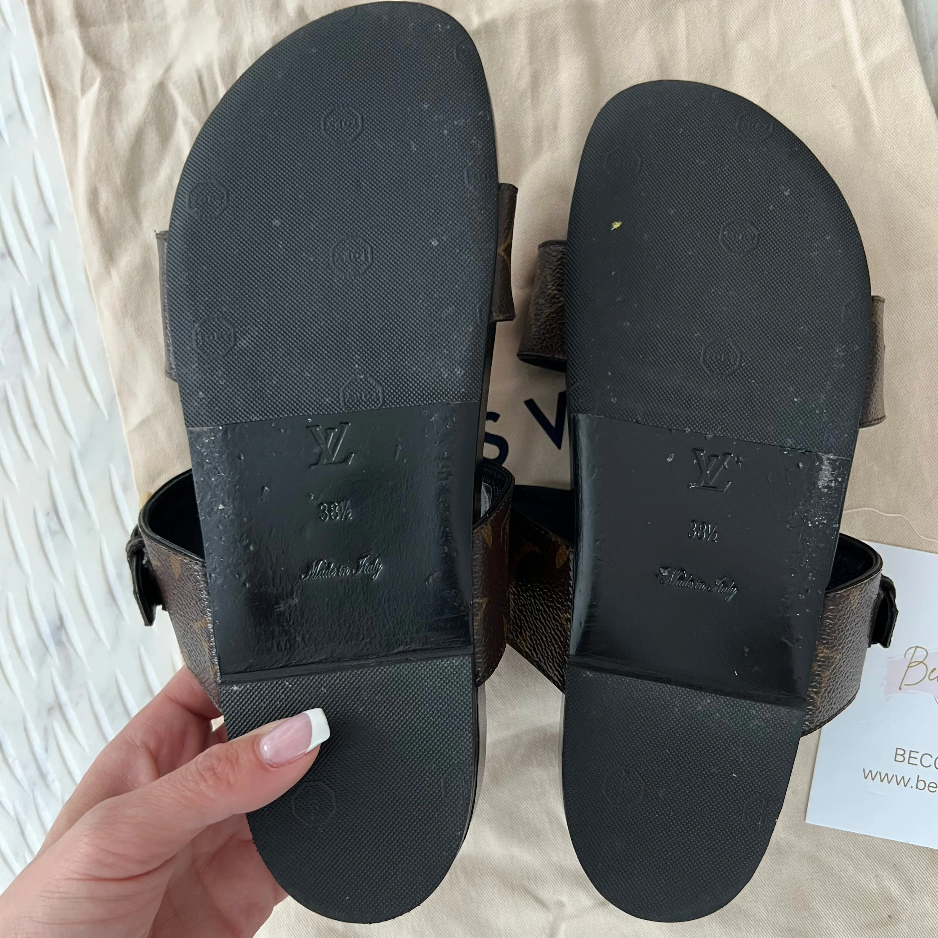 Louis Vuitton Bom Dia Flat Mules