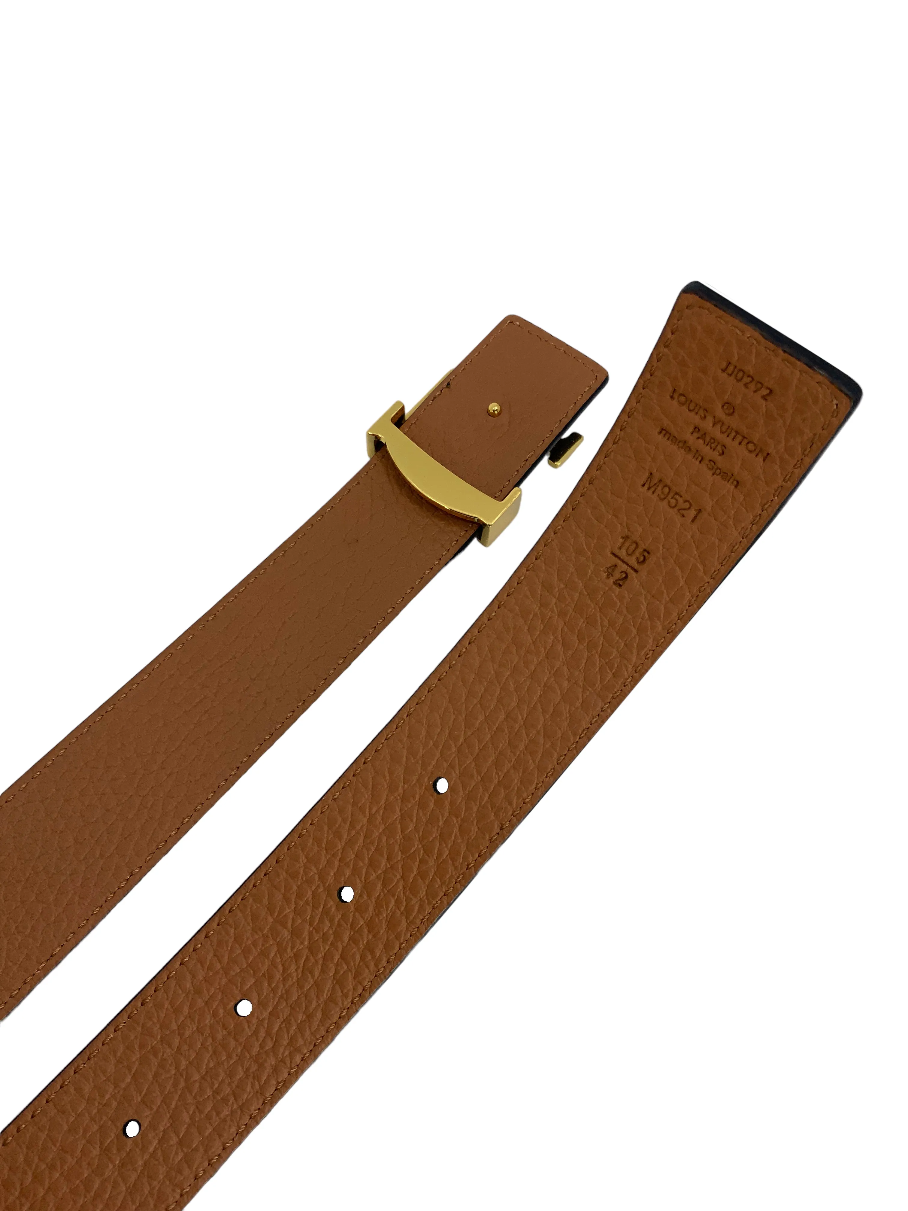 Louis Vuitton LV Initiales Reversible Leather Belt 105