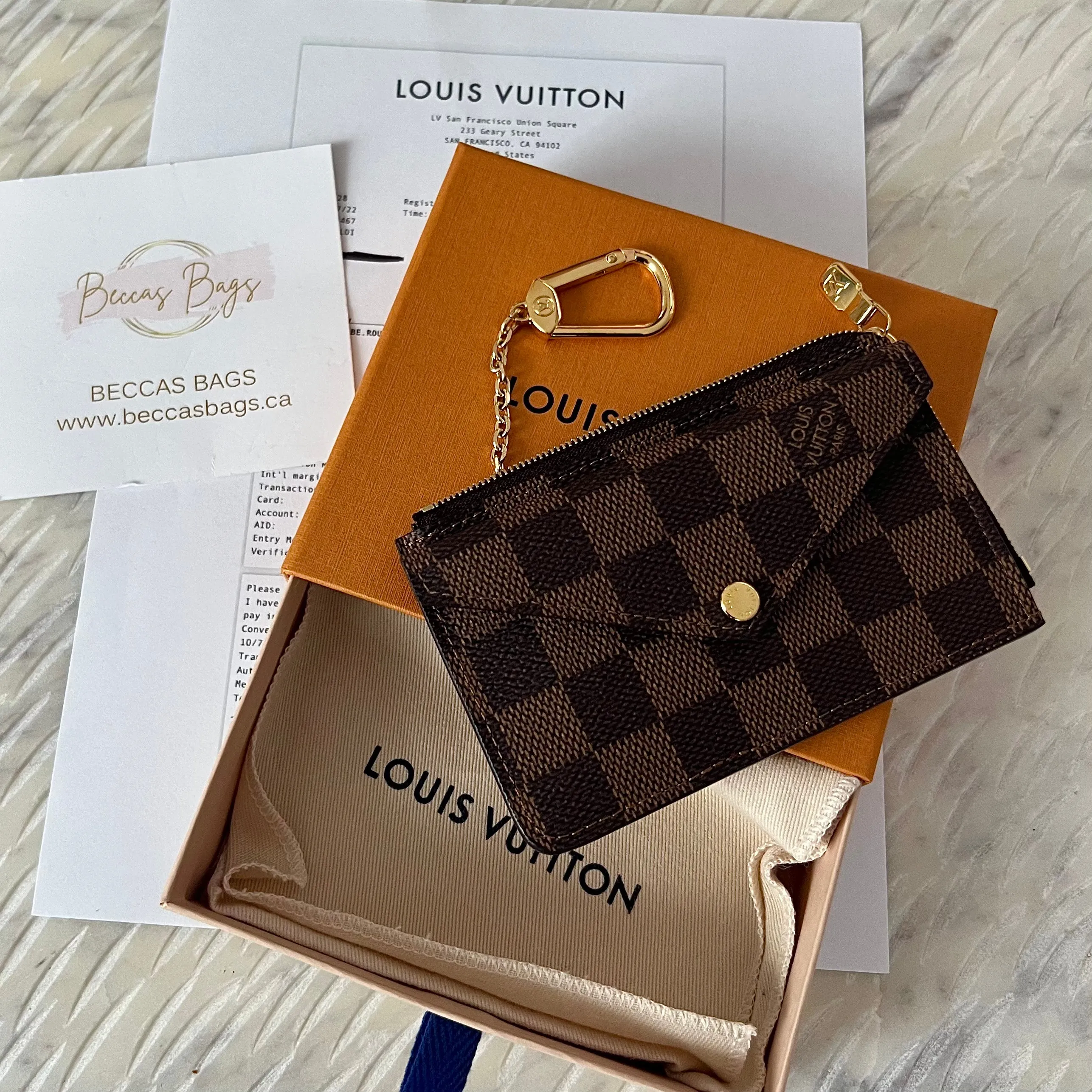 Louis Vuitton Recto Verso Card Holder