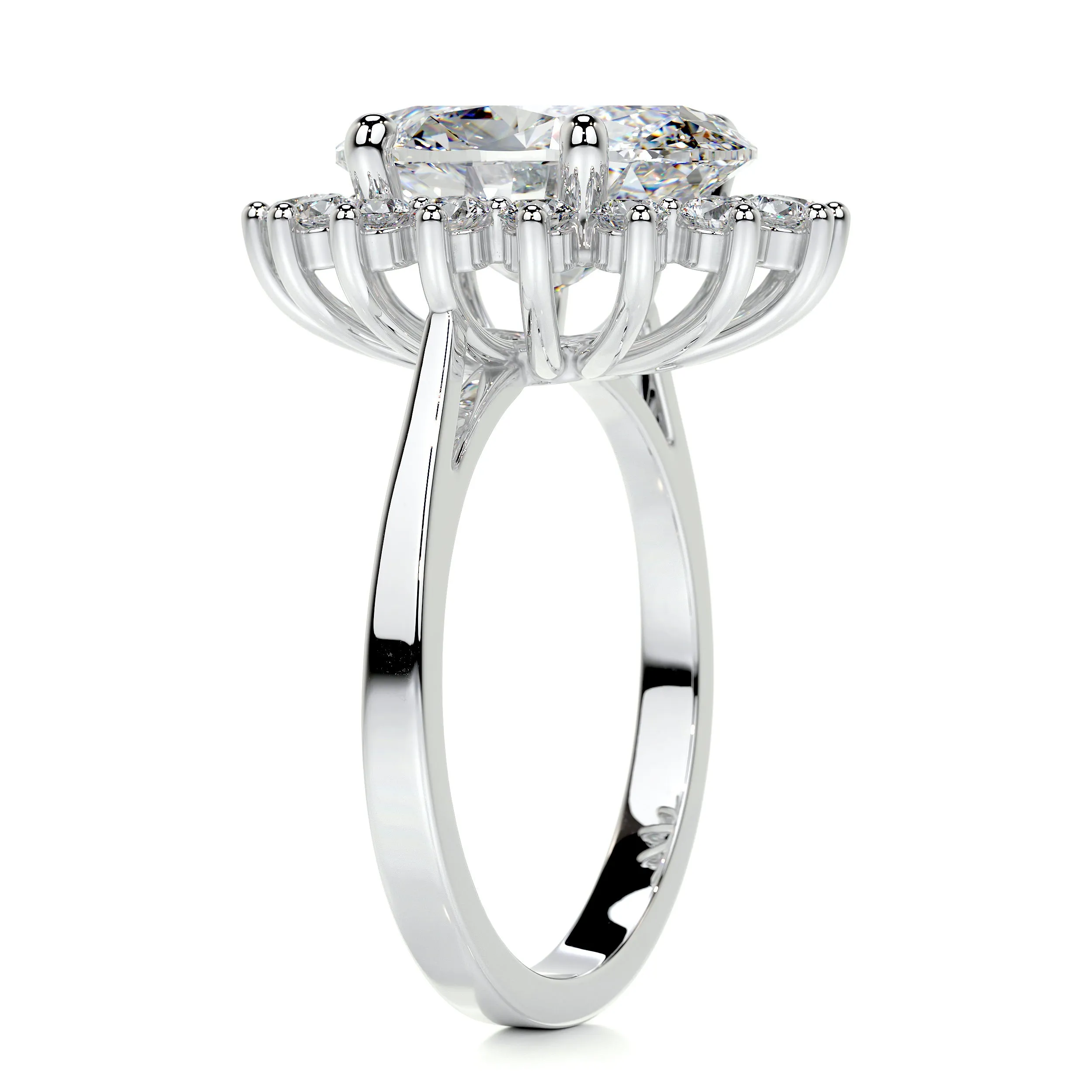 Lyn Diamond Engagement Ring - Platinum