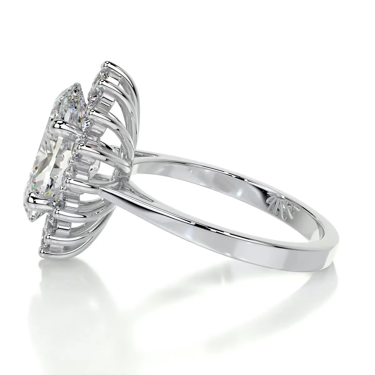 Lyn Diamond Engagement Ring - Platinum