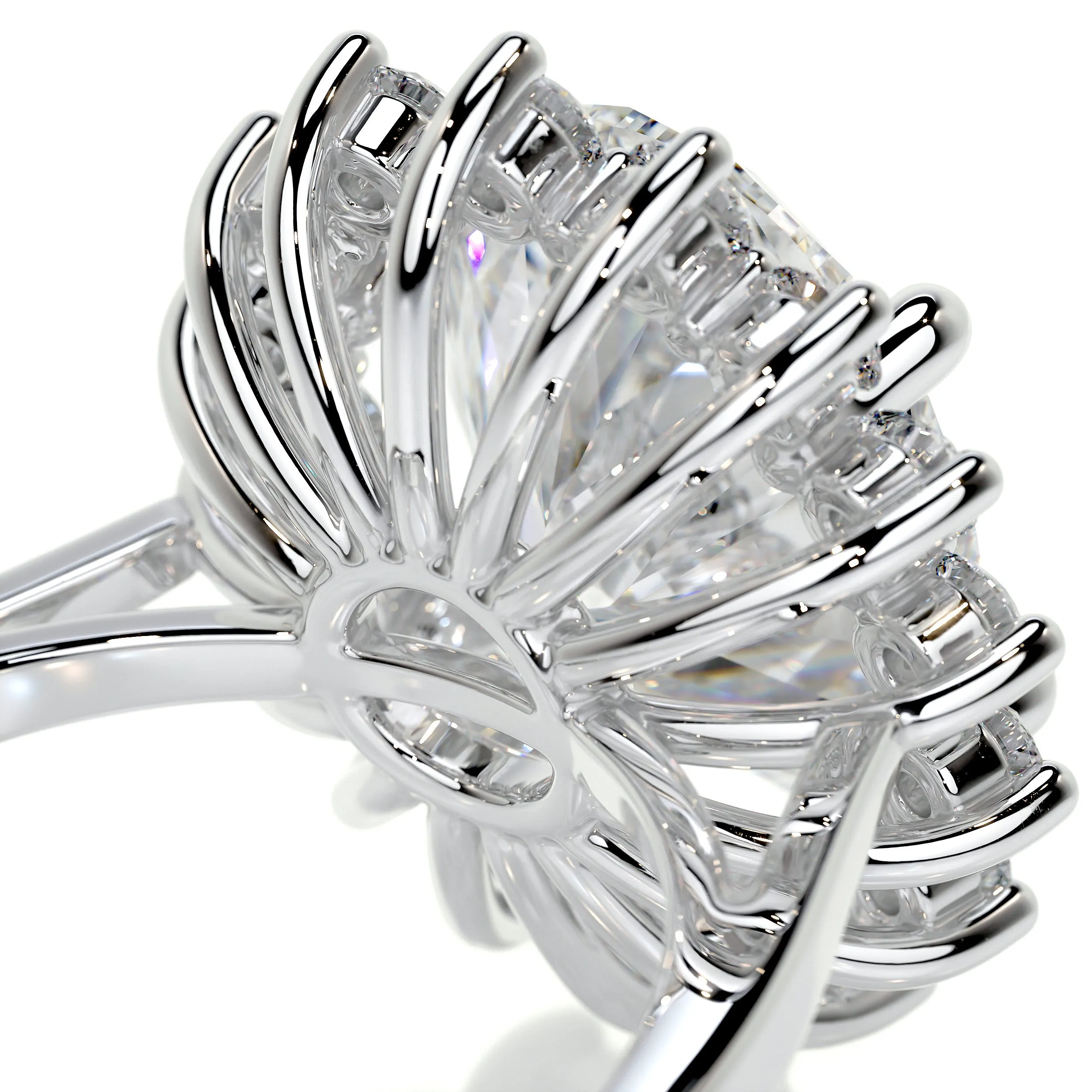 Lyn Diamond Engagement Ring - Platinum