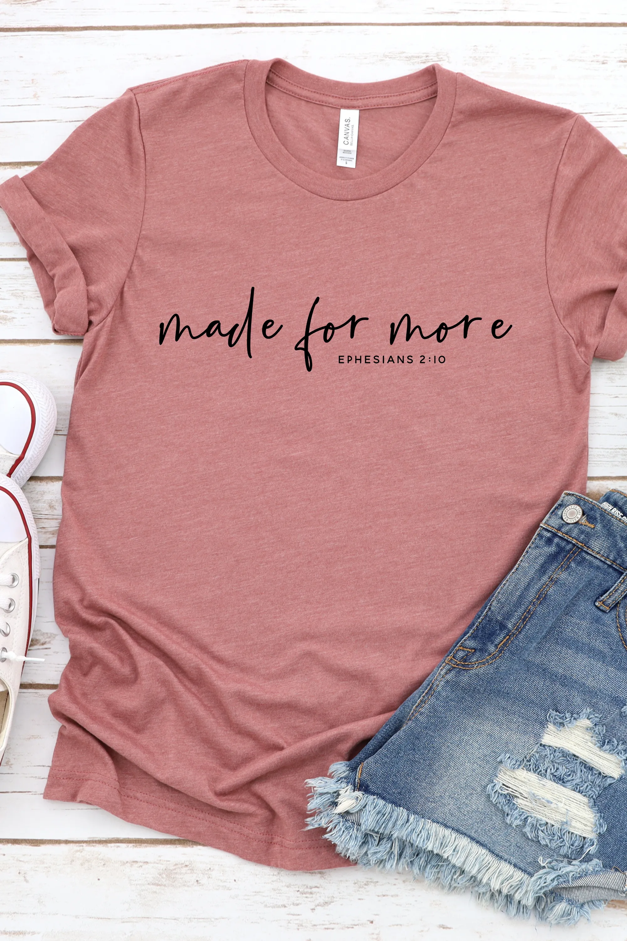 MADE FOR MORE TEE(BELLA CANVAS)