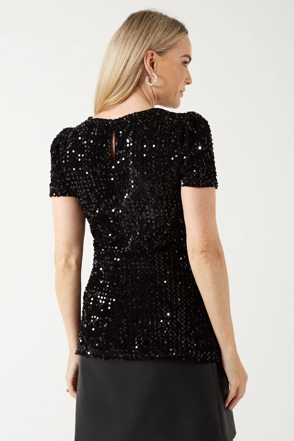 Marc Angelo Sequin Top