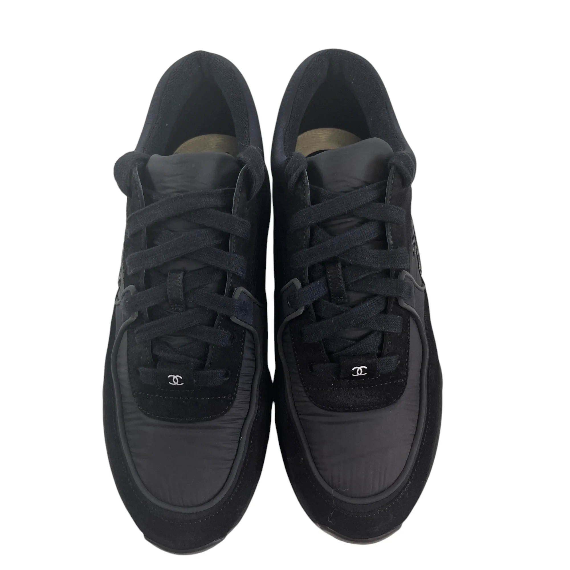 Men's Cc Runners Reflective Low Trainers Black Size EU 40 / UK 6